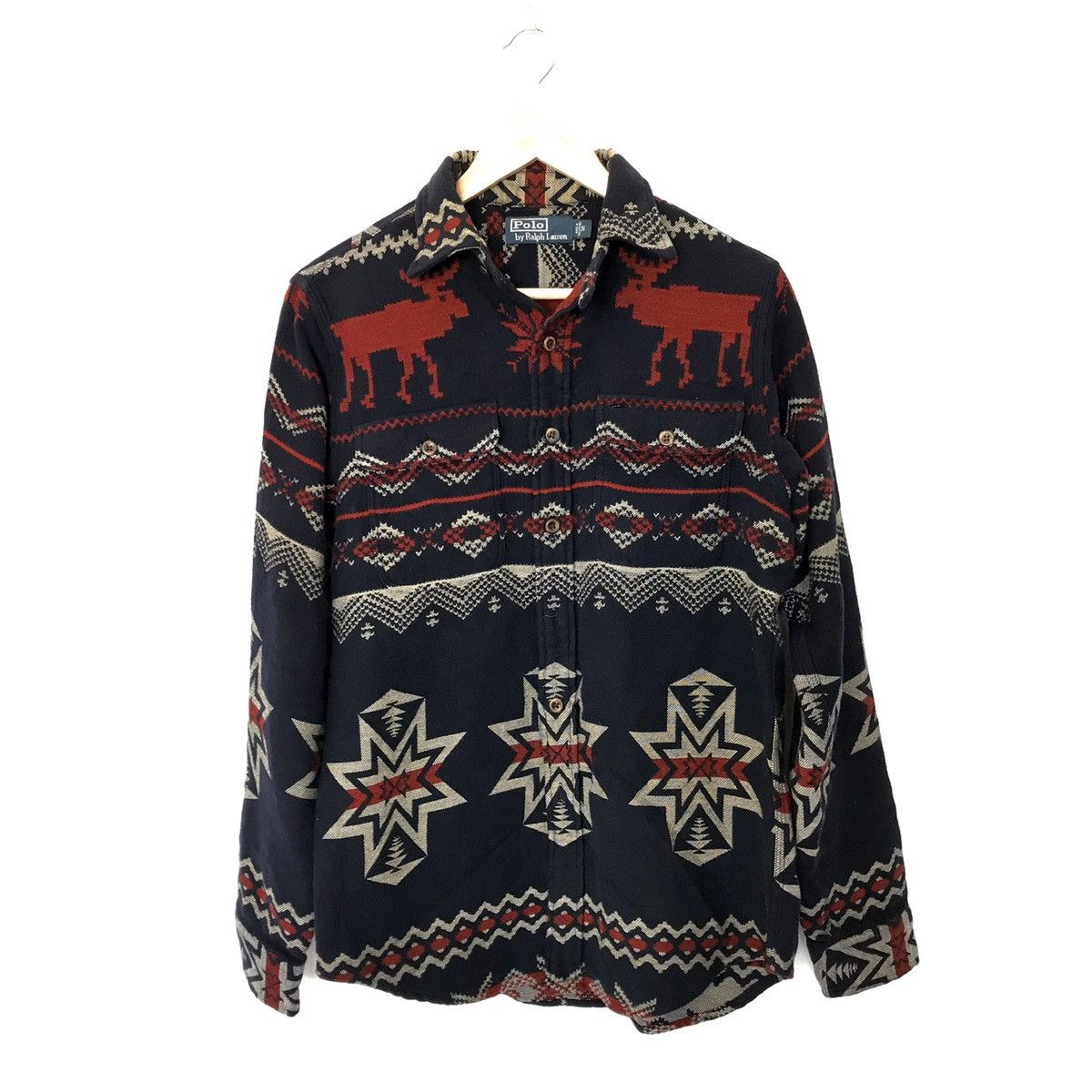 Polo Ralph Lauren × Ralph Lauren Polo Ralph Lauren Navajo Native Deer Shirt Size US S / EU 44-46 / 1 - 1 Thumbnail