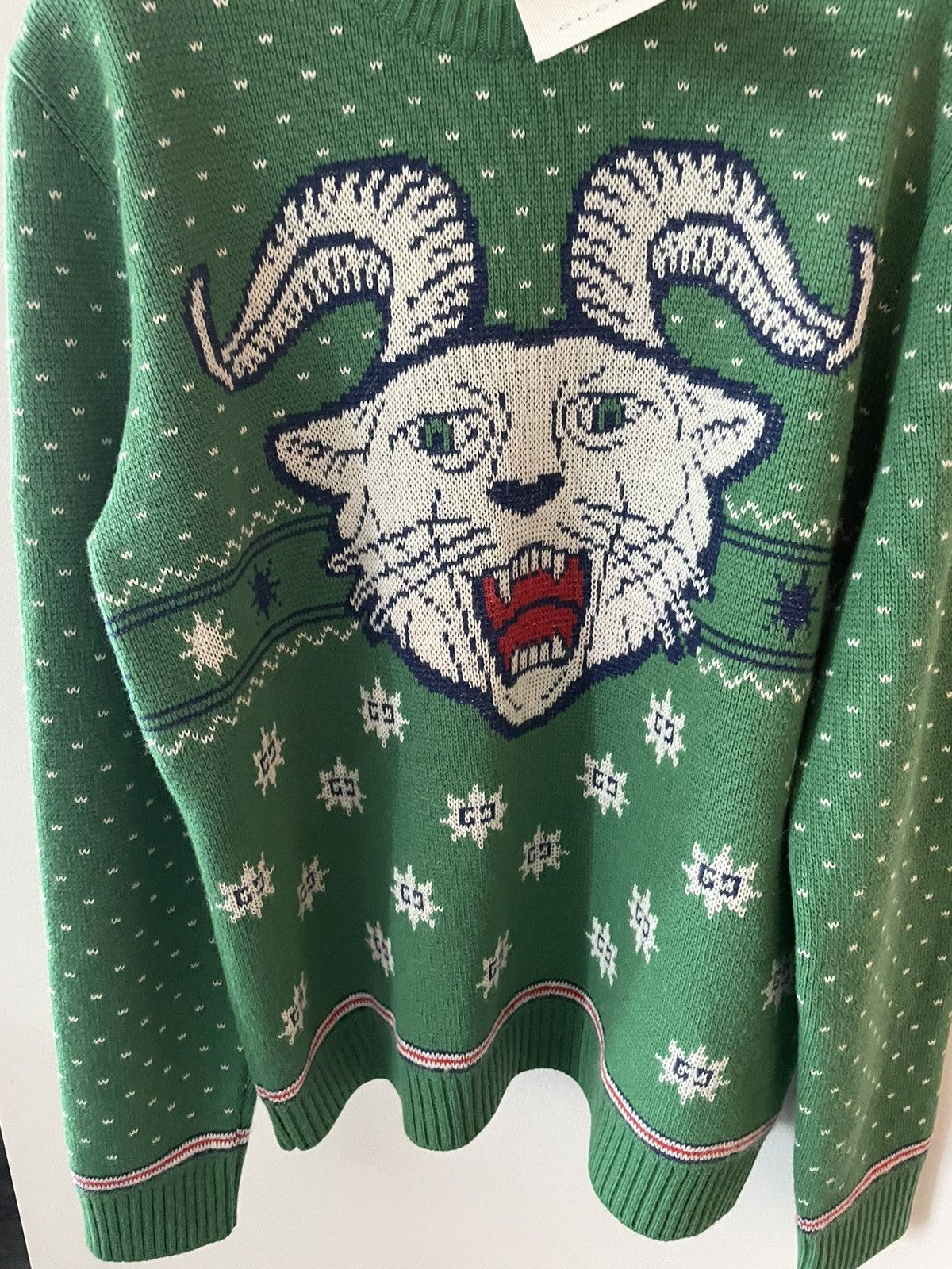 Gucci $2,550Value Super Runway Limited Edition Gucci Goat Sweater Size US XL / EU 56 / 4 - 20 Thumbnail