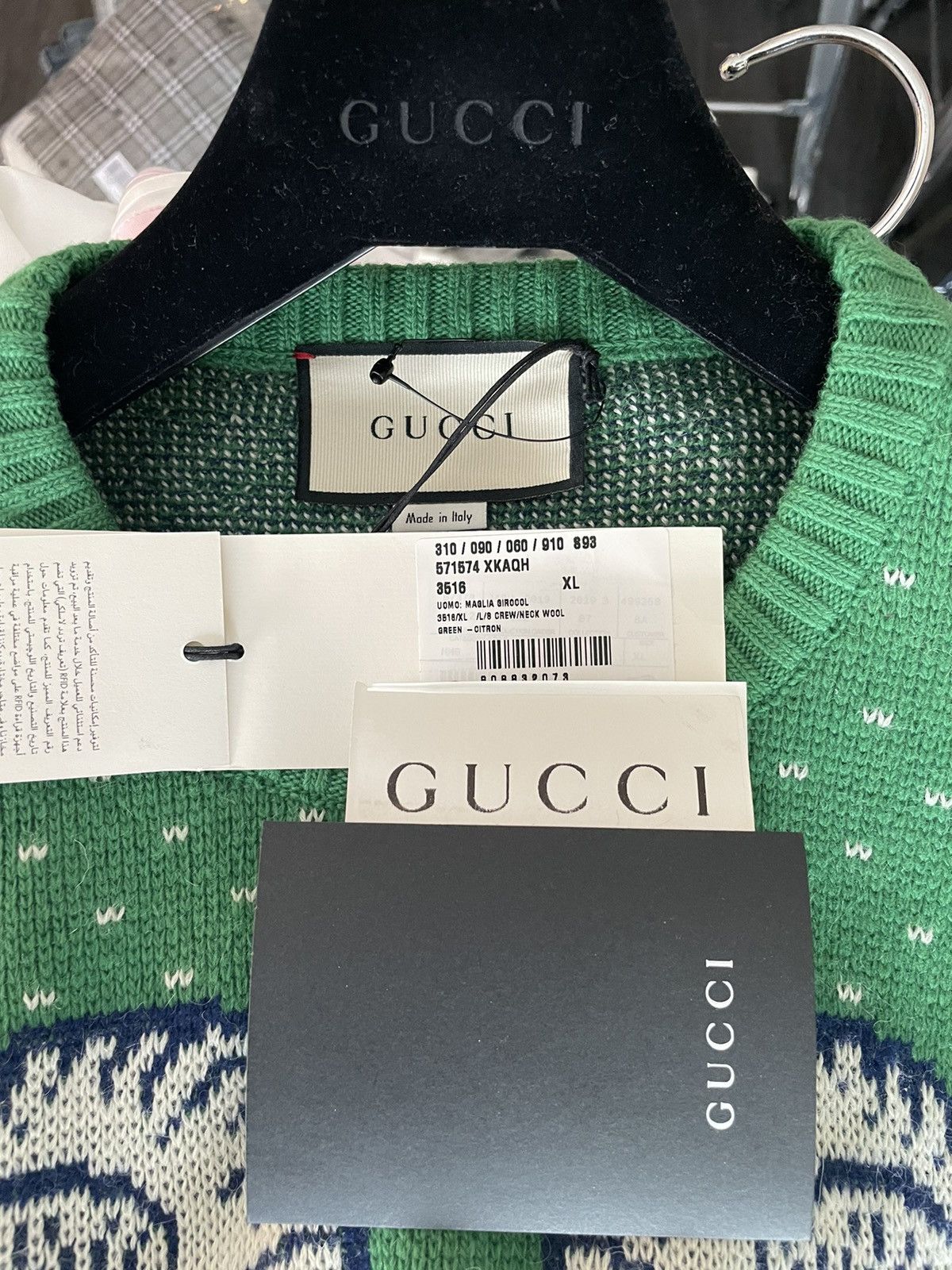 Gucci $2,550Value Super Runway Limited Edition Gucci Goat Sweater Size US XL / EU 56 / 4 - 4 Thumbnail