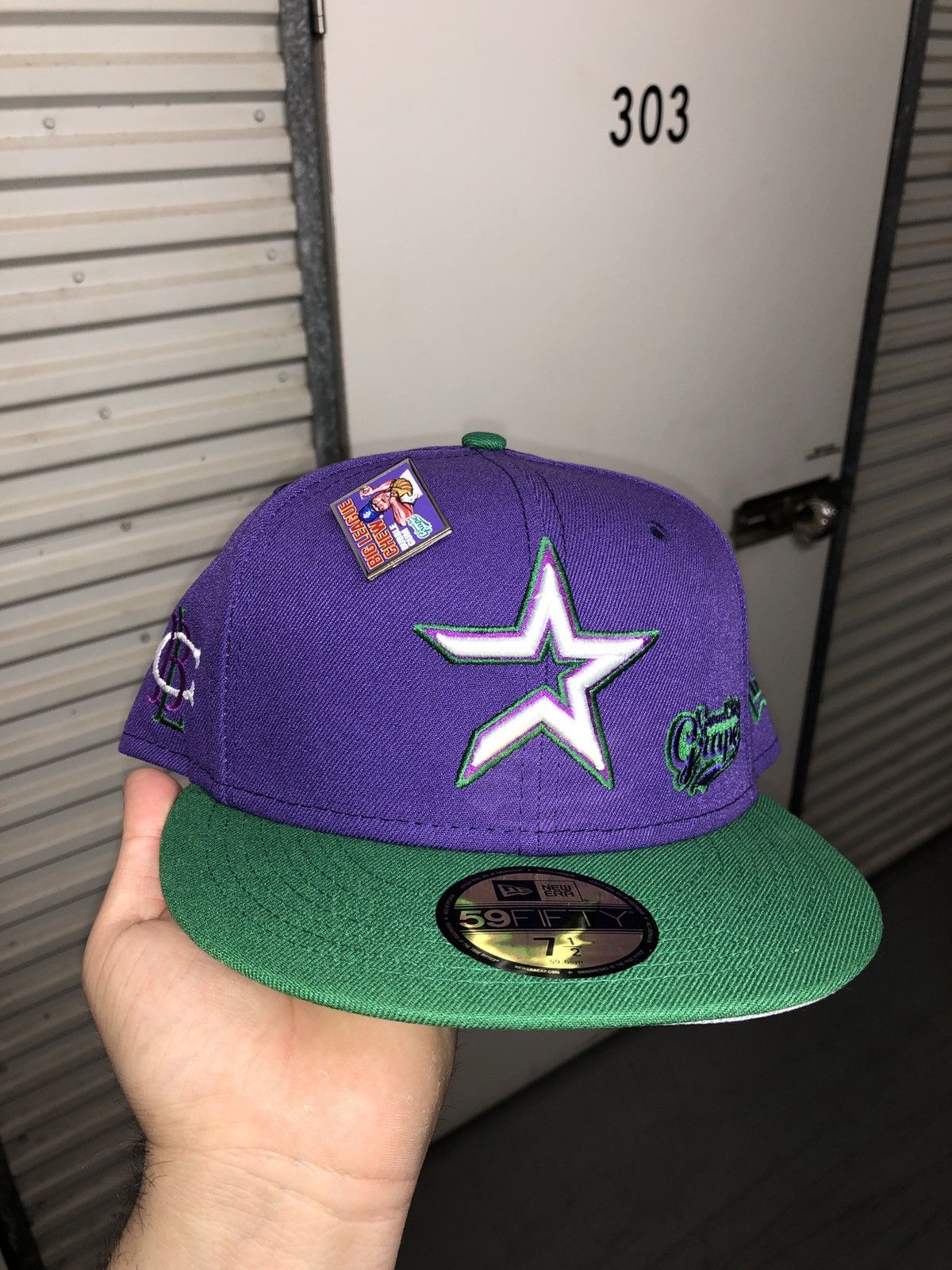 New Era Houston Astros MLB Big League Chew Exclusive Grape Cap Hat