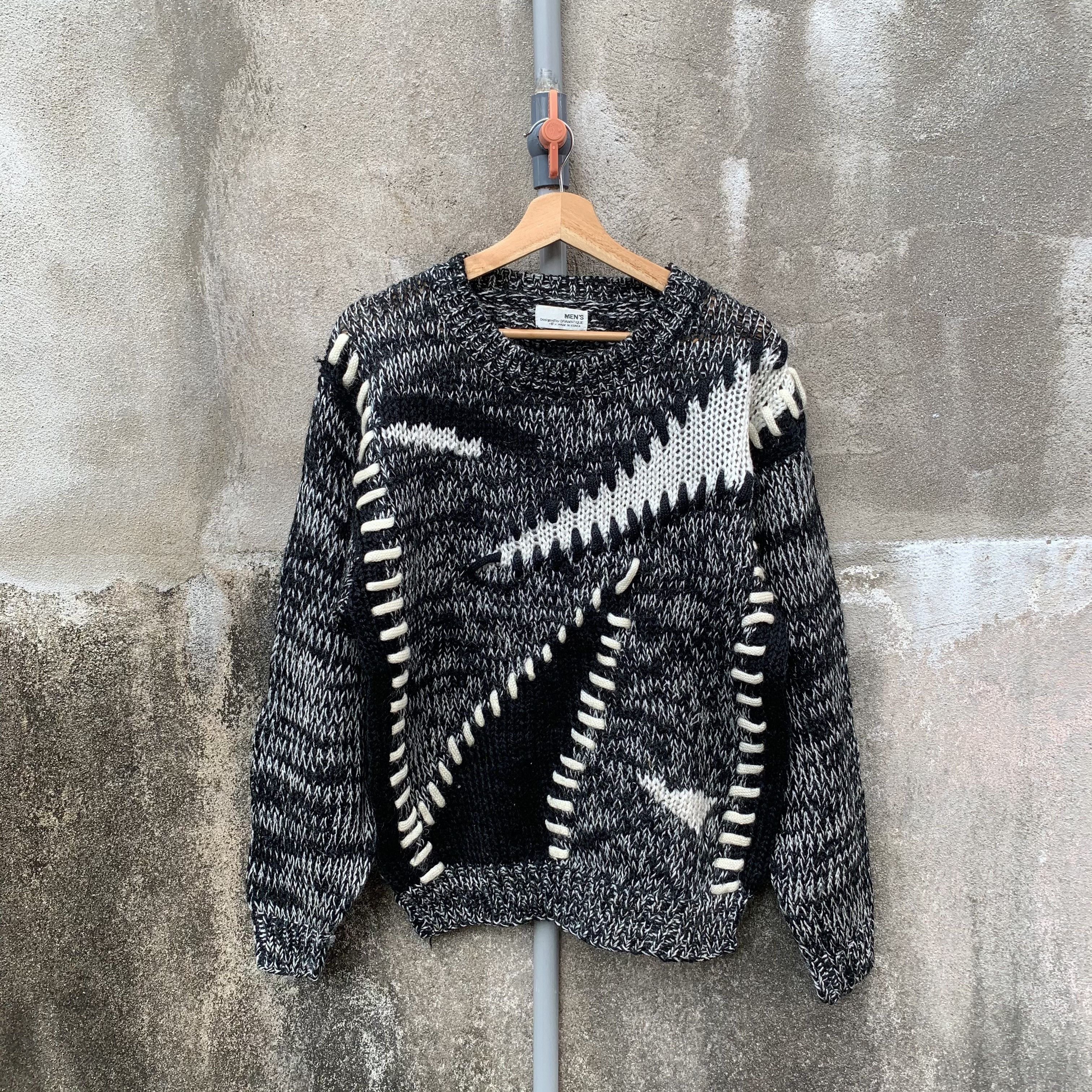 Baggy Knit Japanese Vtg Jumper VERY RARE Pullover Sweater