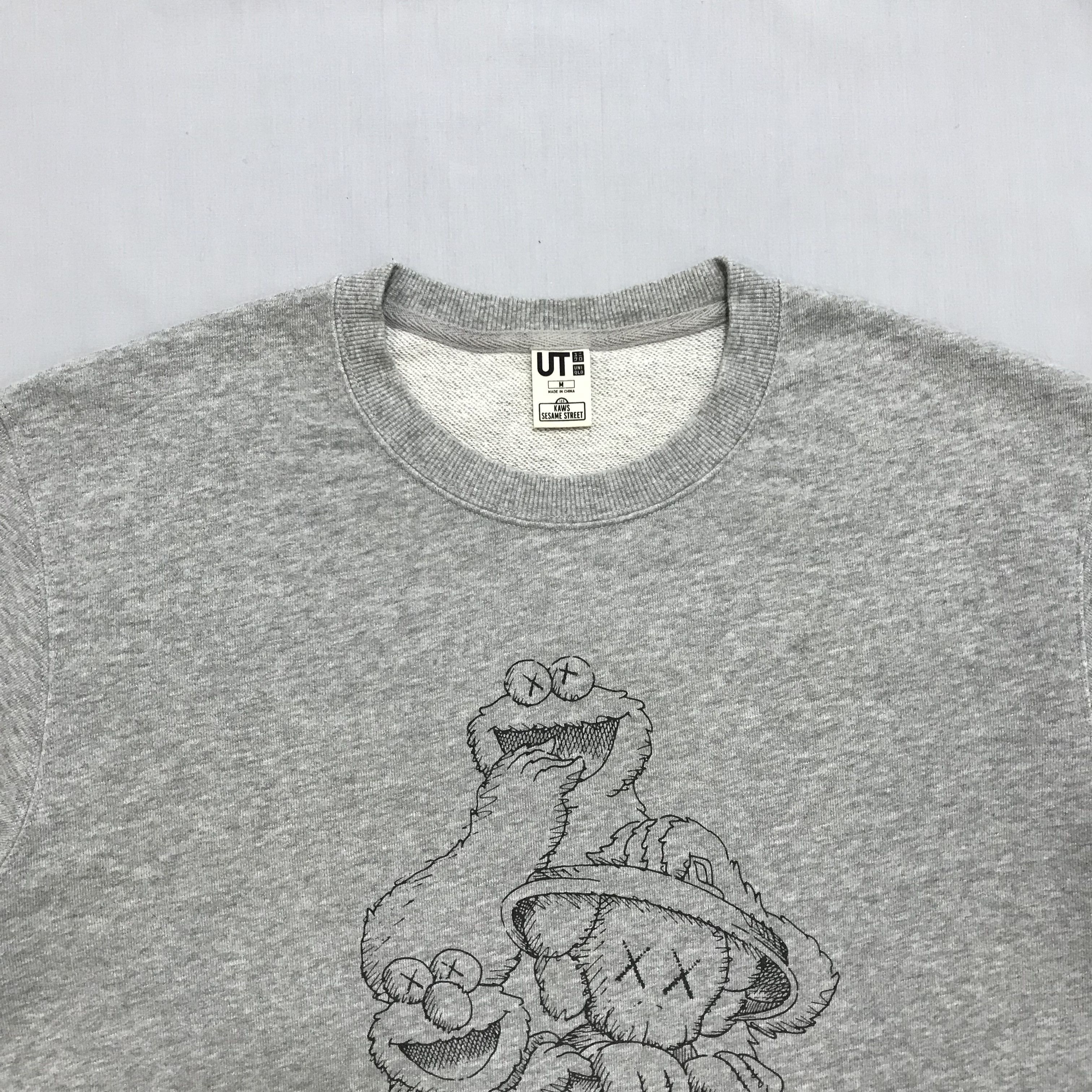 Kaws × Uniqlo KAWS Uniqlo Sesame Street Sweatshirt Crewneck Streetwear Size US M / EU 48-50 / 2 - 3 Thumbnail