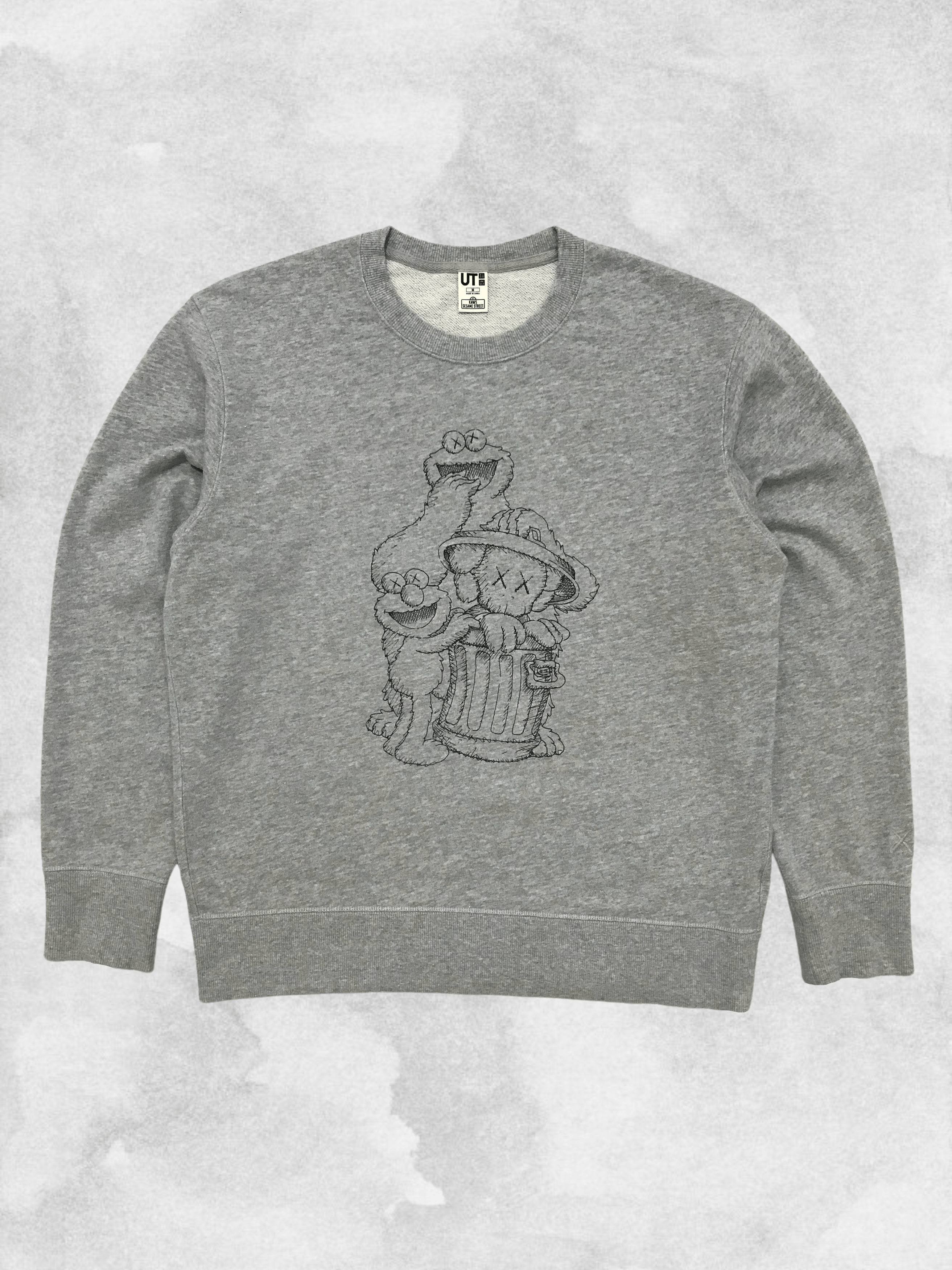 Kaws × Uniqlo KAWS Uniqlo Sesame Street Sweatshirt Crewneck Streetwear Size US M / EU 48-50 / 2 - 1 Thumbnail