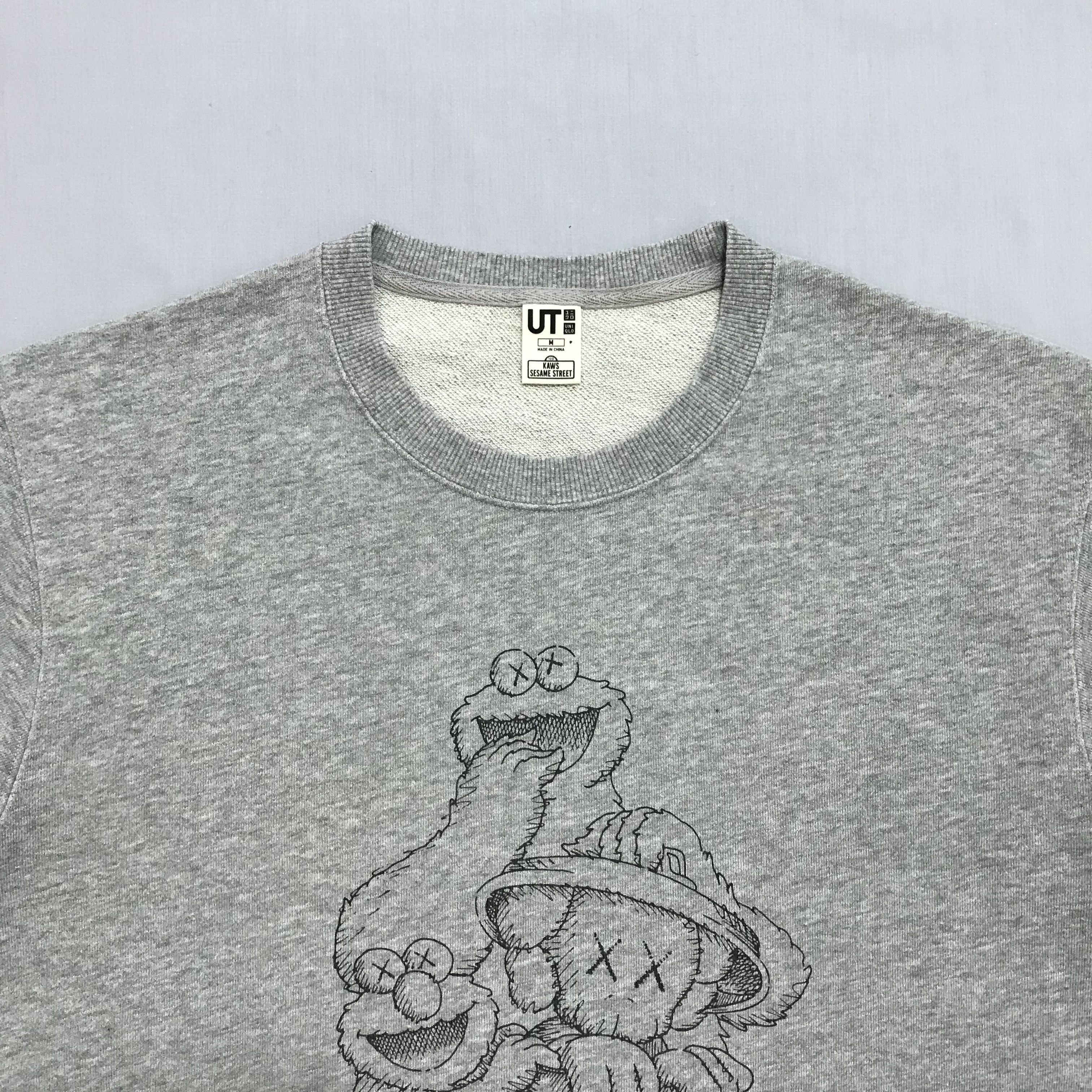 Kaws × Uniqlo KAWS x Uniqlo x Sesame Street Sweatshirt Crewneck Big Logo Size US M / EU 48-50 / 2 - 4 Thumbnail