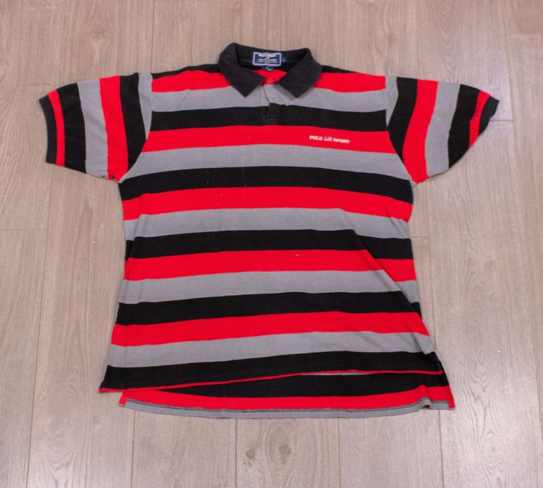 Polo Ralph Lauren Y2K 2000s Polo Sport Ralph Lauren Stripped Polo | Grailed