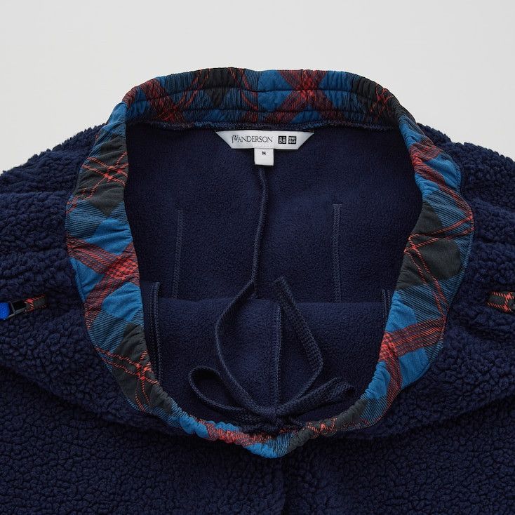 JW Anderson × Uniqlo Small Navy Blue Fleece Pants Pile-Lined Sherpa Joggers Size US 28 / EU 44 - 7 Thumbnail