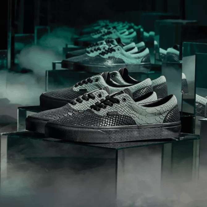 Vans Size 7 VANS HARRY POTTER SLYTHERIN ERA Black Green Snake Size US 7 / EU 40 - 10 Thumbnail