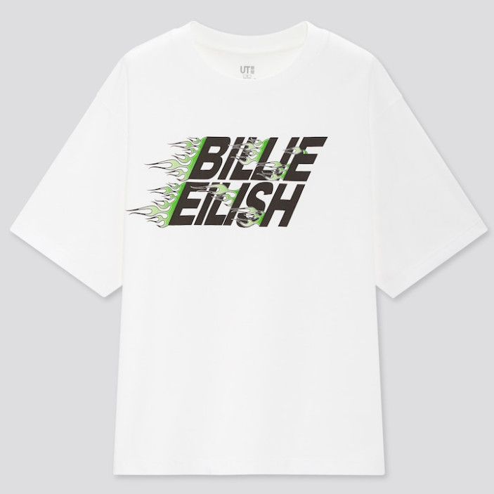 Billie Eilish Large Women's BILLIE EILISH TAKASHI MURAKAMI WHITE T-SHIRT Size L / US 10 / IT 46 - 7 Thumbnail