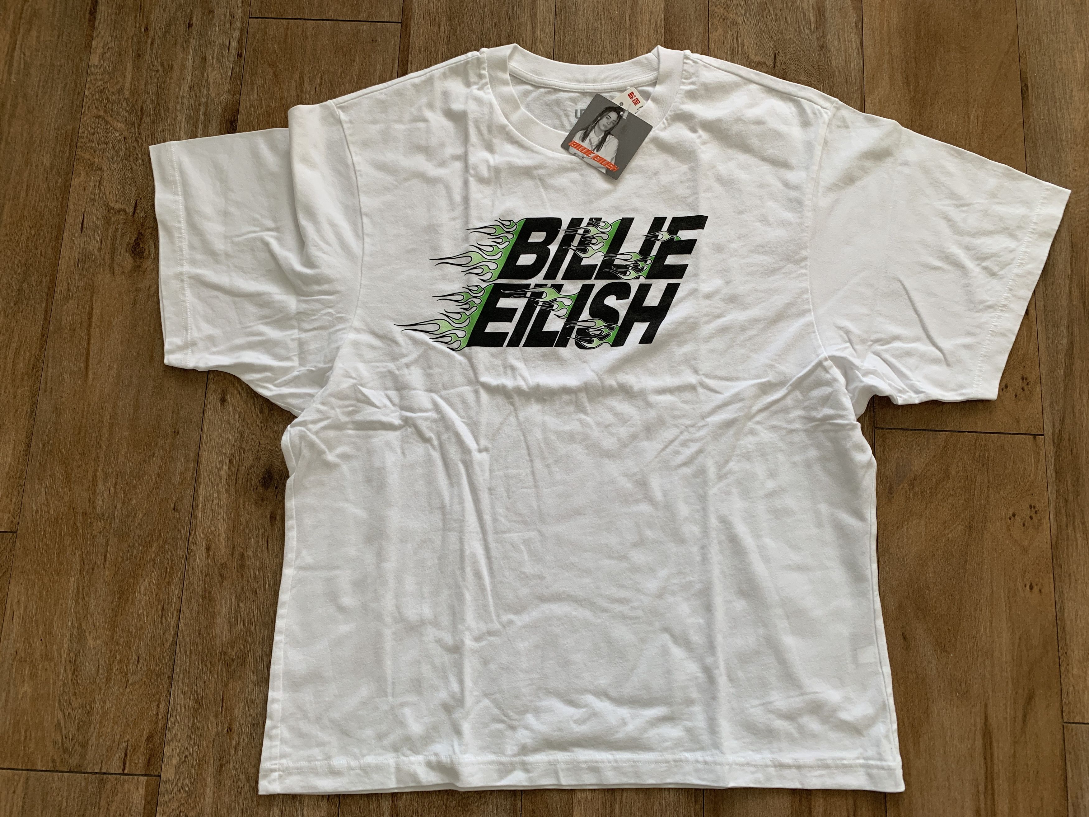 Billie Eilish Large Women's BILLIE EILISH TAKASHI MURAKAMI WHITE T-SHIRT Size L / US 10 / IT 46 - 1 Thumbnail