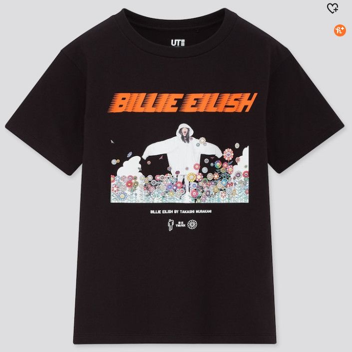 Billie Eilish Kids Age 11-12 BILLIE EILISH TAKASHI MURAKAMI BLACK T-SHIRT Size US L / EU 52-54 / 3 - 1 Thumbnail
