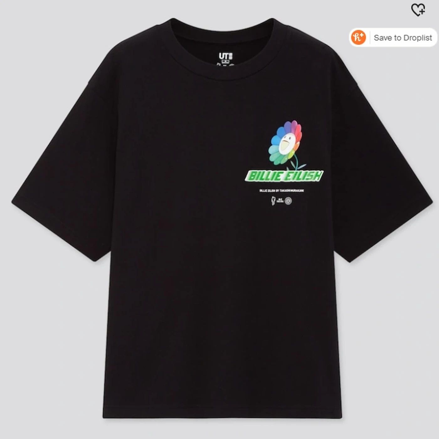 Billie Eilish XS Women's Extra Small TAKASHI MURAKAMI BLACK T-SHIRT Size XS / US 0-2 / IT 36-38 - 1 Thumbnail