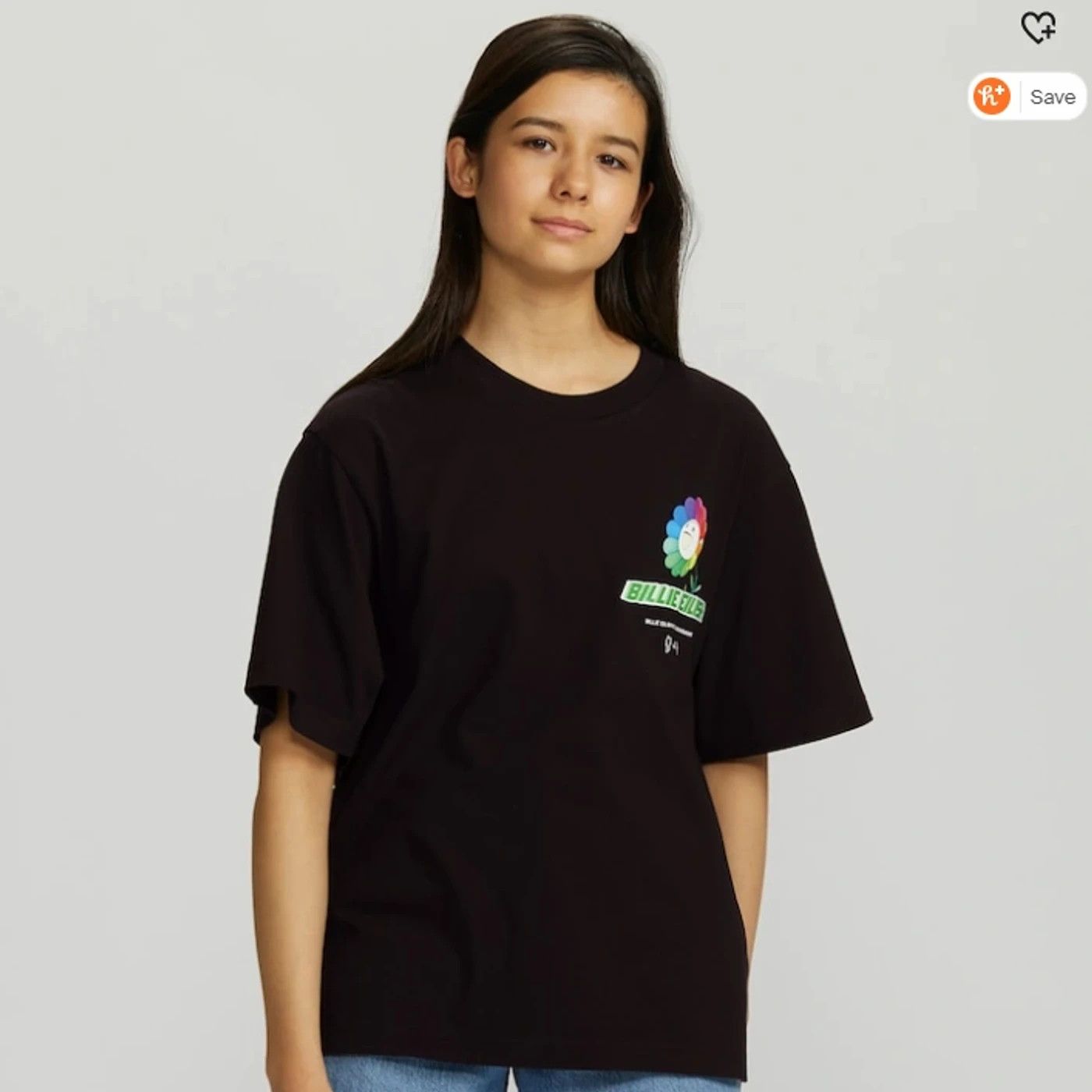Billie Eilish XS Women's Extra Small TAKASHI MURAKAMI BLACK T-SHIRT Size XS / US 0-2 / IT 36-38 - 3 Thumbnail
