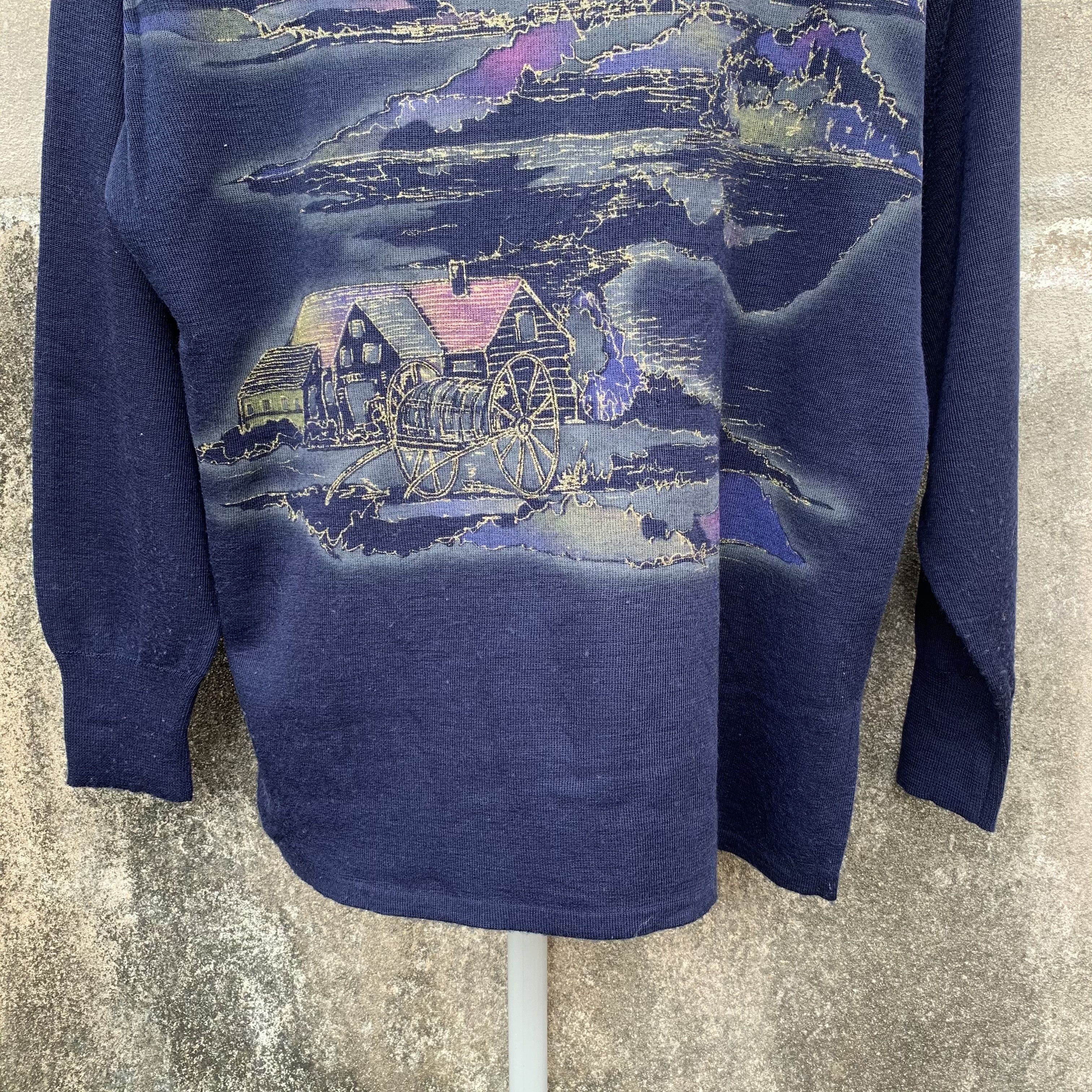 Japanese Brand Vintage Regalo Knit DoubleBreast Sweater Nature Long Sleeve Size US M / EU 48-50 / 2 - 4 Thumbnail