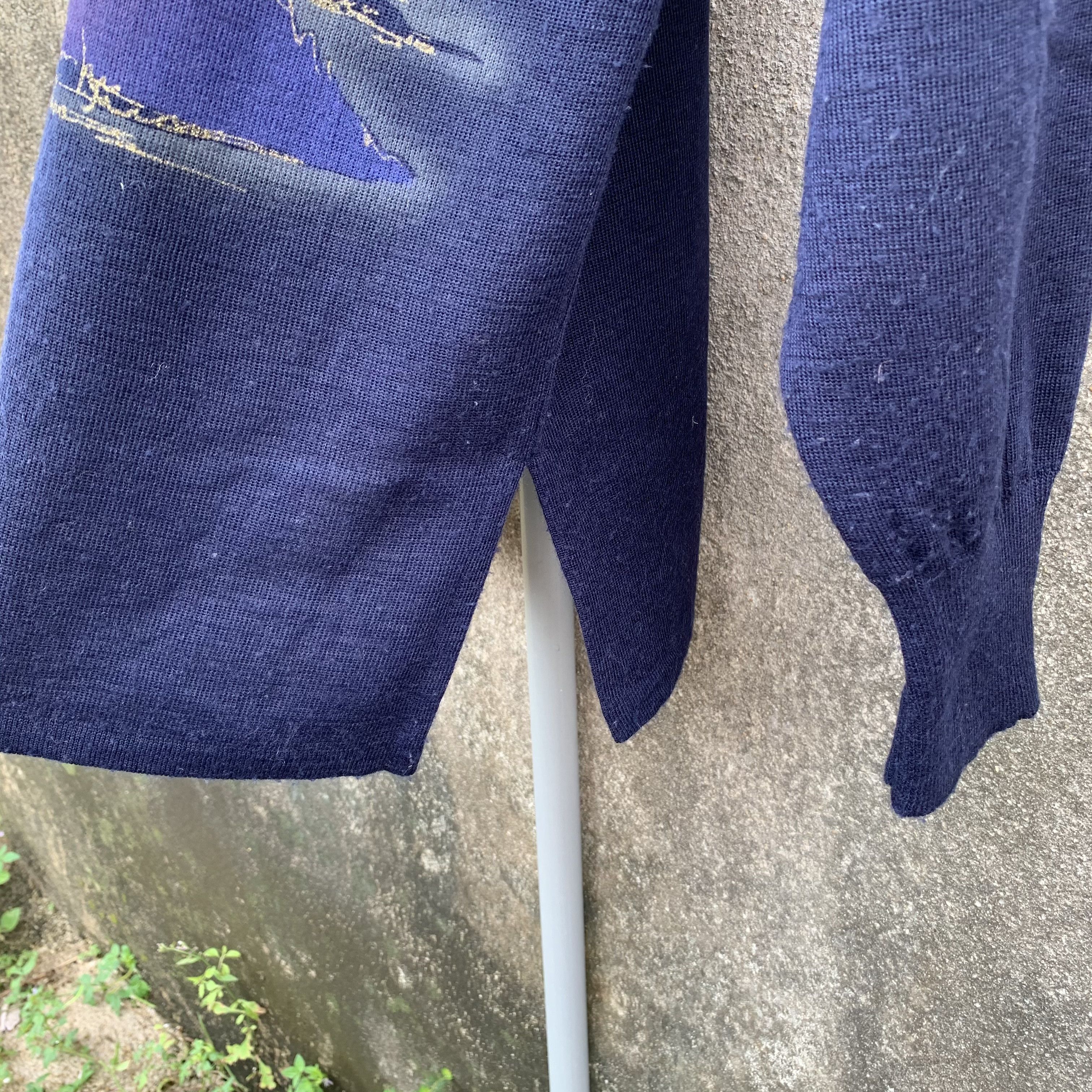 Japanese Brand Vintage Regalo Knit DoubleBreast Sweater Nature Long Sleeve Size US M / EU 48-50 / 2 - 14 Thumbnail