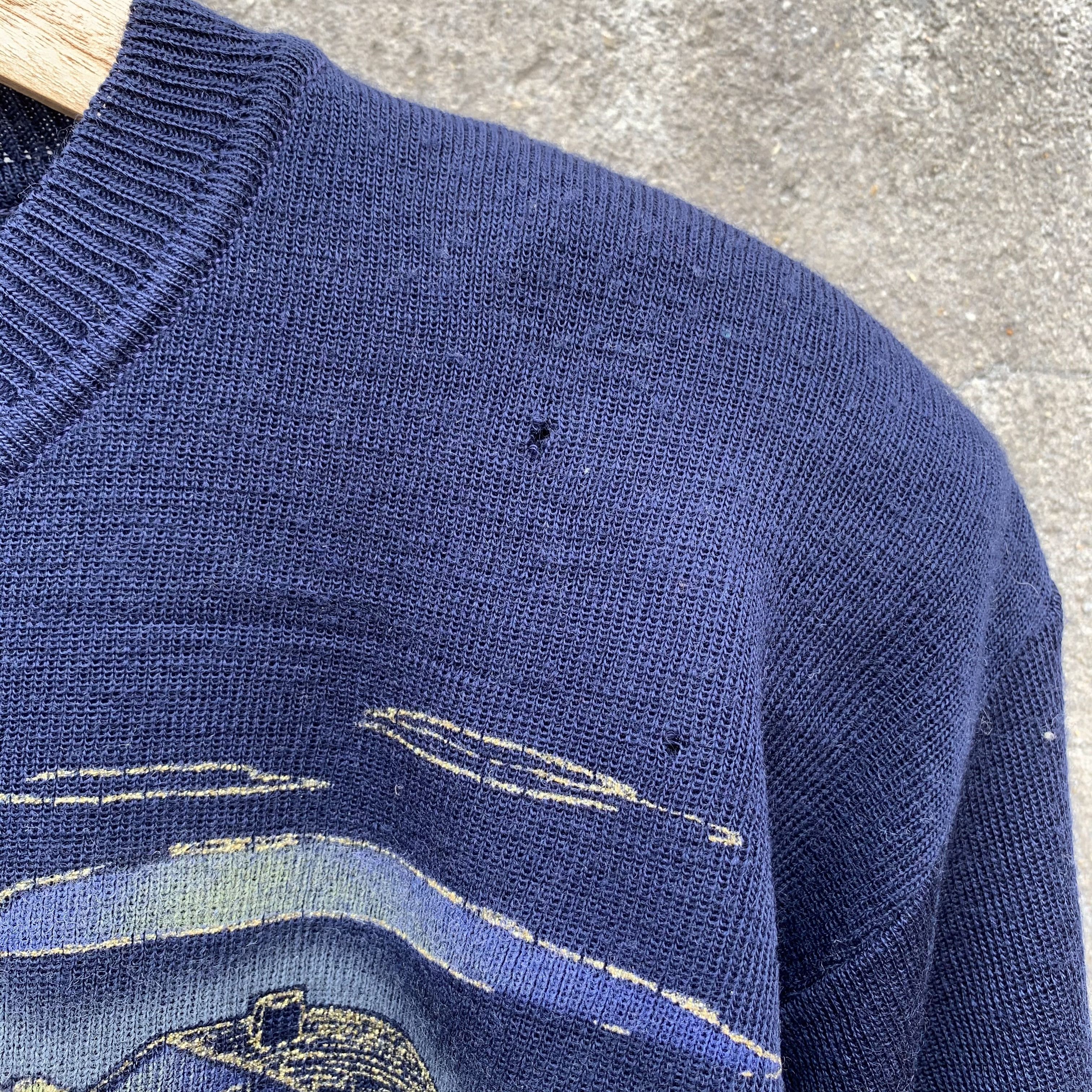 Japanese Brand Vintage Regalo Knit DoubleBreast Sweater Nature Long Sleeve Size US M / EU 48-50 / 2 - 8 Thumbnail