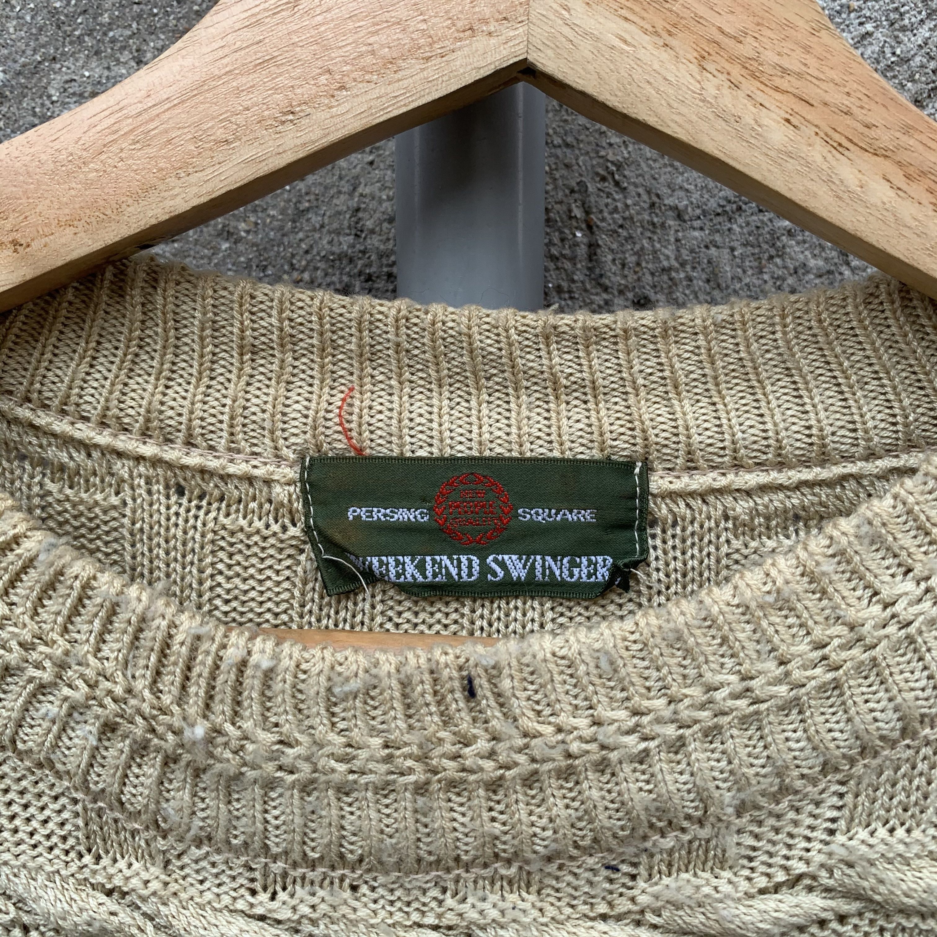 Aran Isles Knitwear Vintage Weekend Swinger Knit Baggy Jumper Pullover Sweater Size US M / EU 48-50 / 2 - 6 Thumbnail