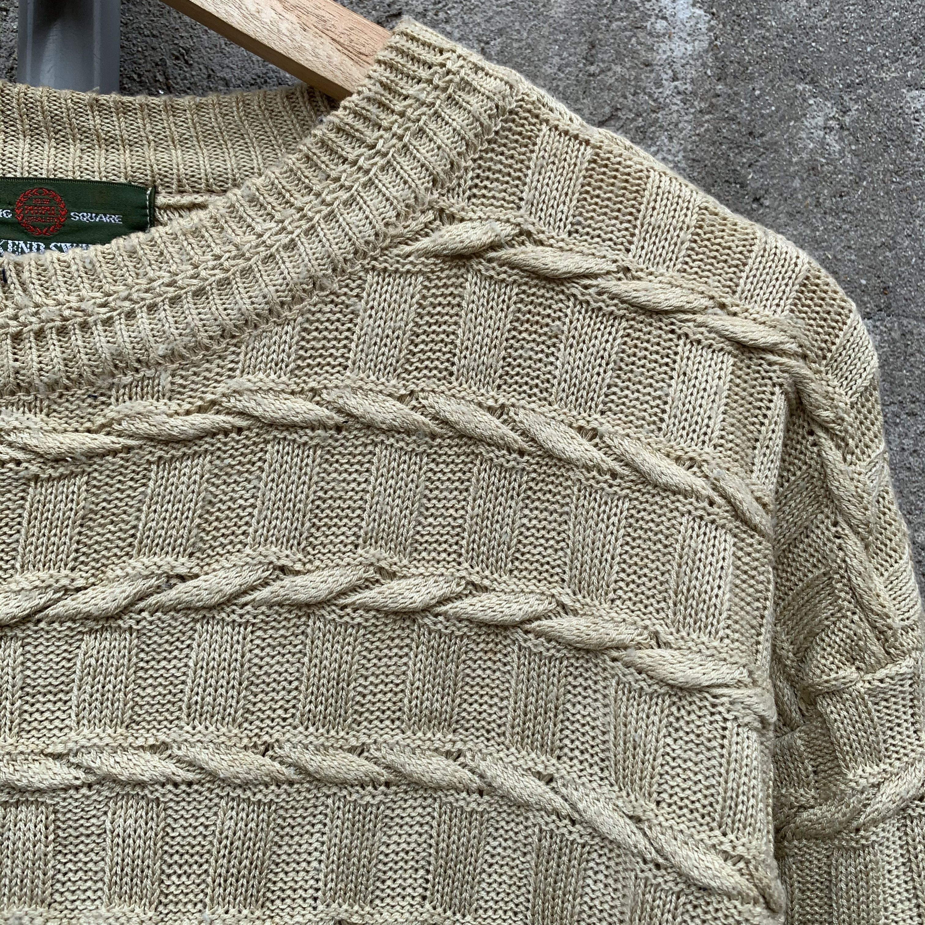 Aran Isles Knitwear Vintage Weekend Swinger Knit Baggy Jumper Pullover Sweater Size US M / EU 48-50 / 2 - 5 Thumbnail