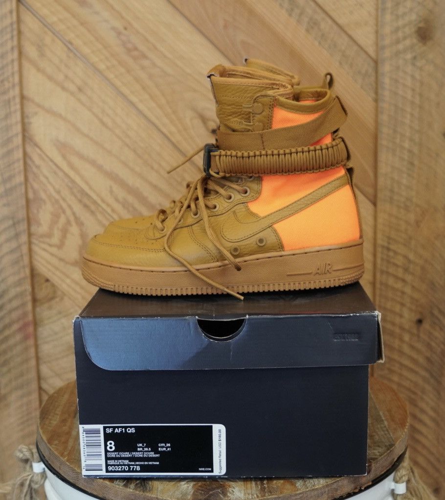 Nike Nike SF Air Force 1 High Desert Ochre Grailed