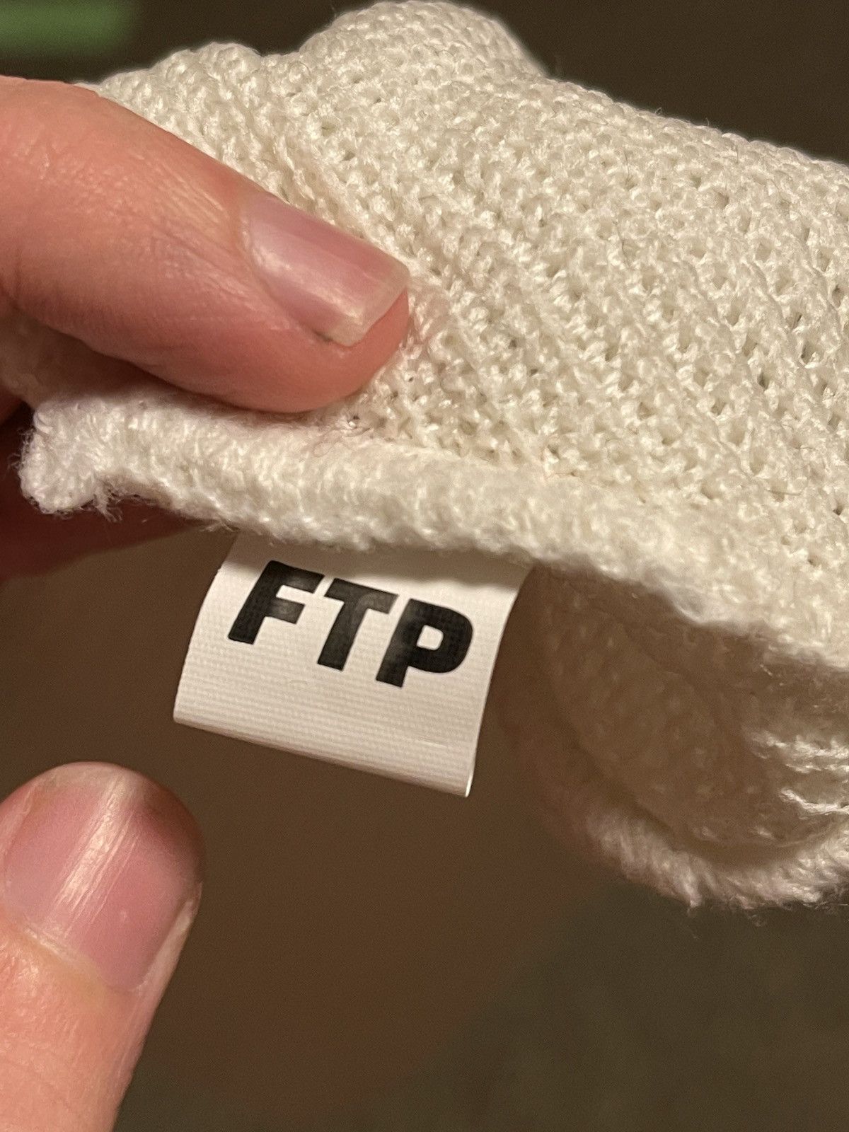 Fuck The Population FTP FUCK THE POPULATION GLOW IN THE DARK LOGO BEANIE (WHITE) Size ONE SIZE - 3 Thumbnail