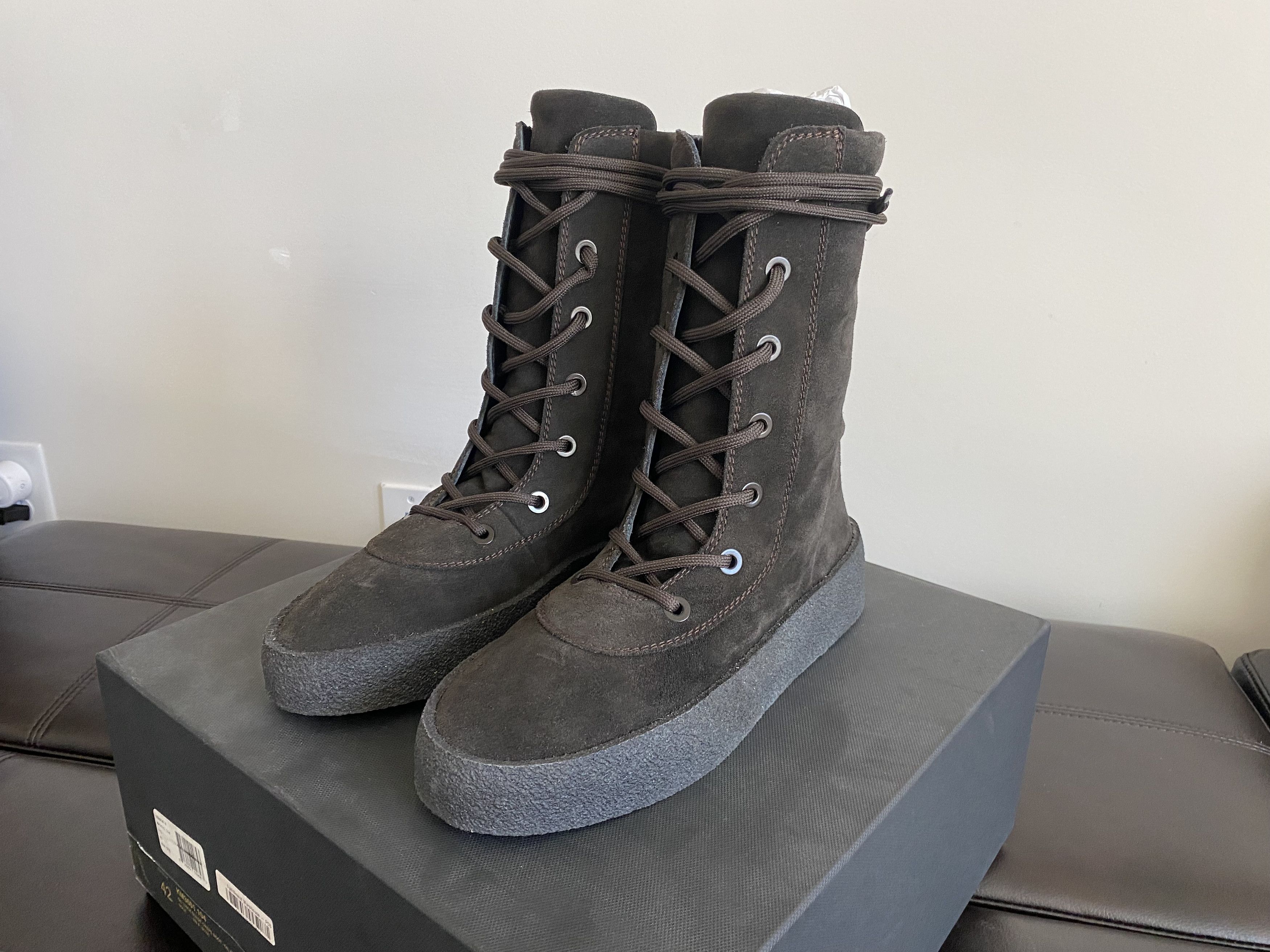 Yeezy Season Yeezy Season 4 Crepe Boot Oil | Grailed