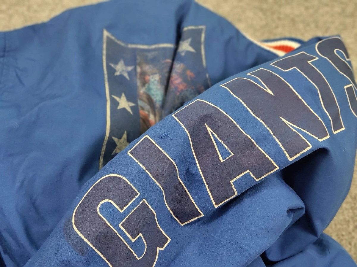 NFL Rare Vintage NFl Giants New York Authentic Bomber Jacket Size US XL / EU 56 / 4 - 18 Thumbnail