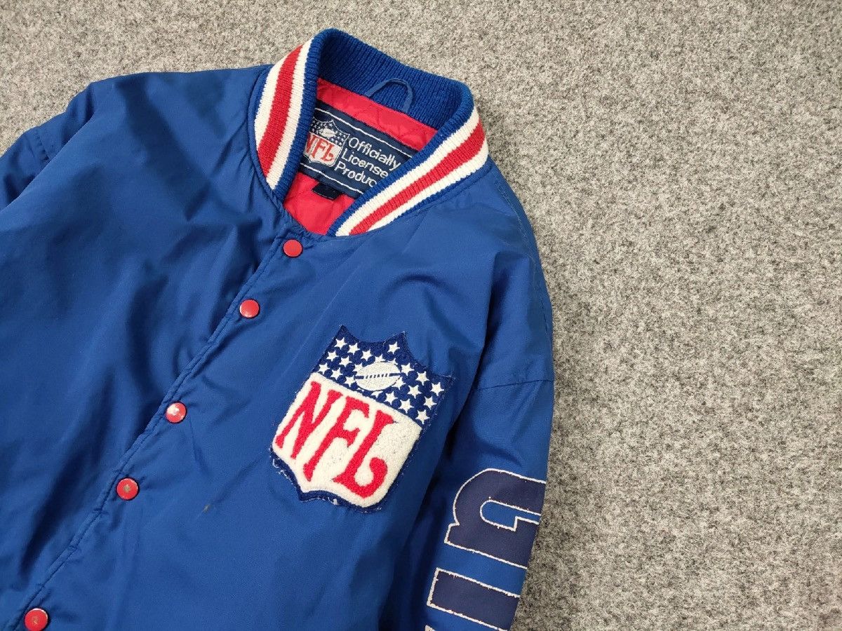 NFL Rare Vintage NFl Giants New York Authentic Bomber Jacket Size US XL / EU 56 / 4 - 4 Thumbnail
