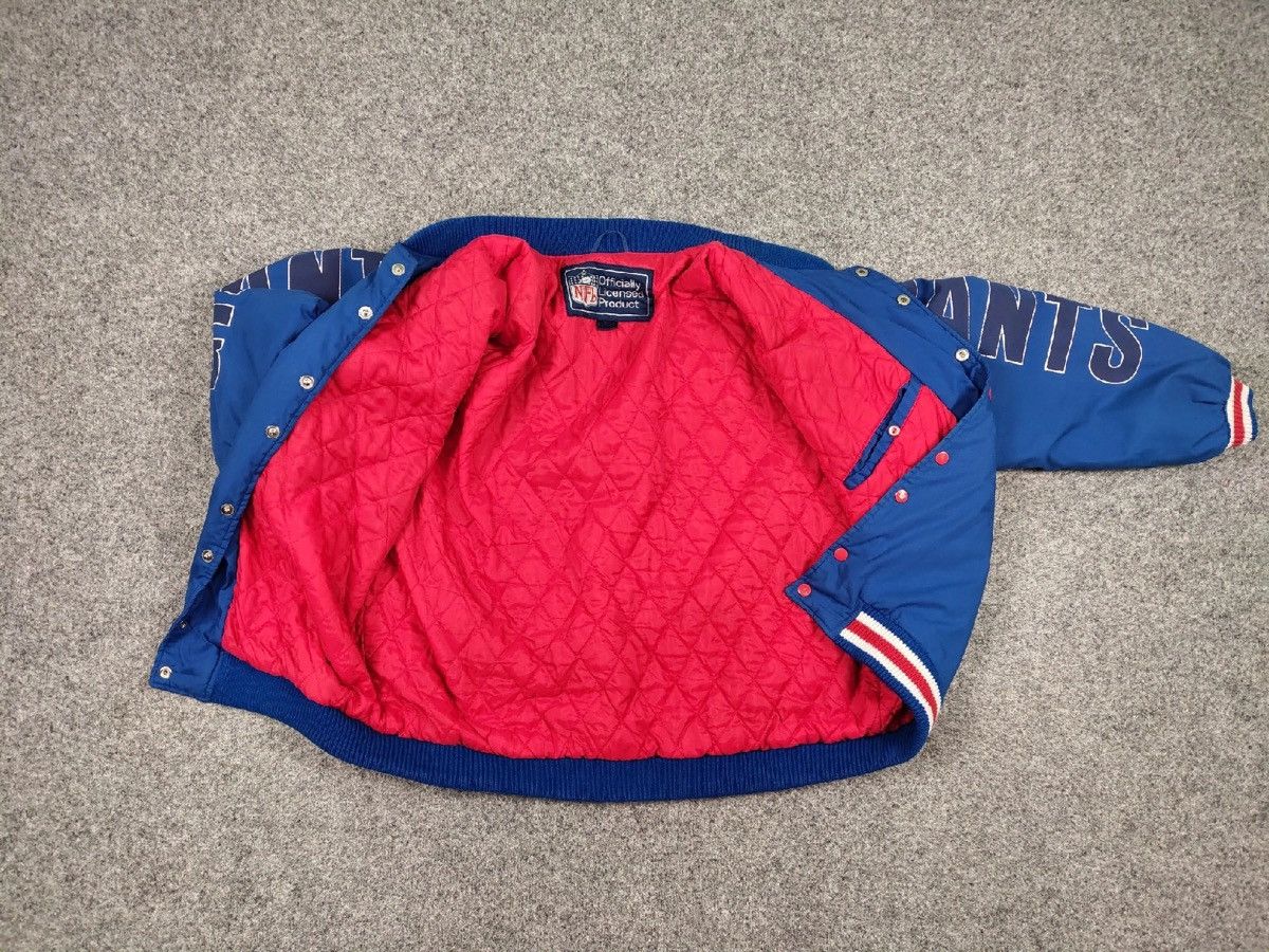 NFL Rare Vintage NFl Giants New York Authentic Bomber Jacket Size US XL / EU 56 / 4 - 20 Thumbnail