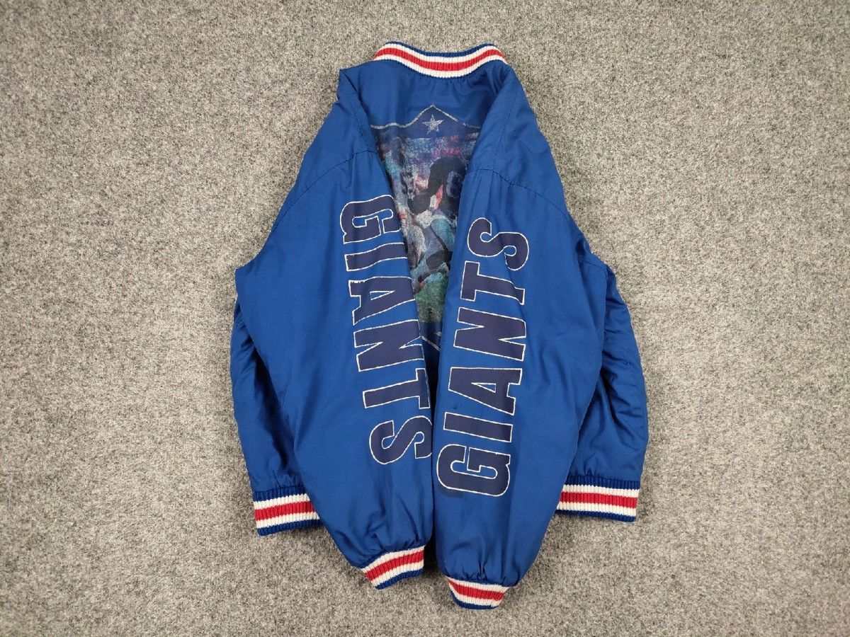 NFL Rare Vintage NFl Giants New York Authentic Bomber Jacket Size US XL / EU 56 / 4 - 15 Thumbnail