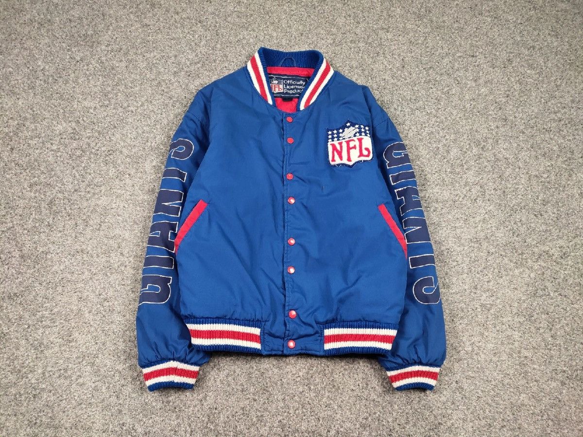 NFL Rare Vintage NFl Giants New York Authentic Bomber Jacket Size US XL / EU 56 / 4 - 2 Thumbnail