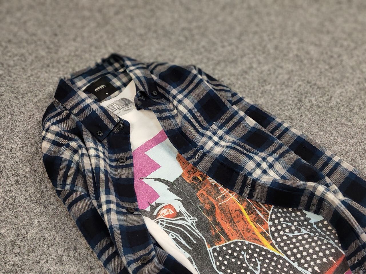 Flannel Vintage Flannel Shirt Travis Scott Style Size US M / EU 48-50 / 2 - 11 Thumbnail