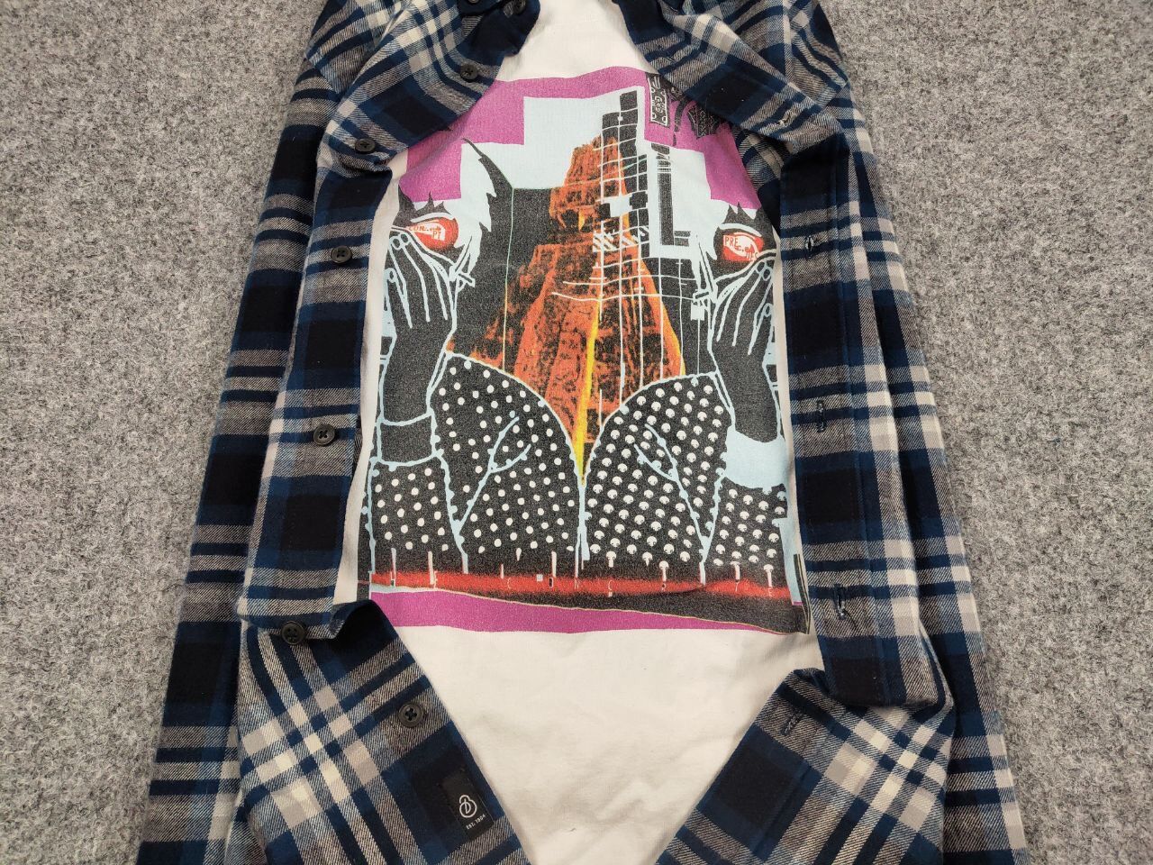 Flannel Vintage Flannel Shirt Travis Scott Style Size US M / EU 48-50 / 2 - 6 Thumbnail
