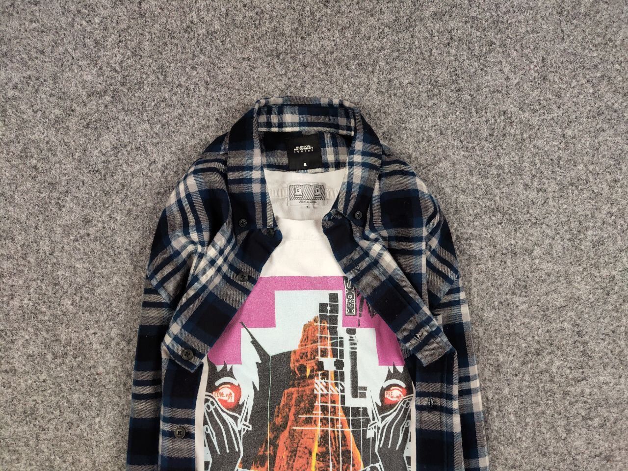 Flannel Vintage Flannel Shirt Travis Scott Style Size US M / EU 48-50 / 2 - 4 Thumbnail
