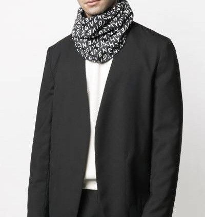 Givenchy Rare Brand New Limited Edition Runway Logo Neck Warmer Scarf Size ONE SIZE - 4 Thumbnail