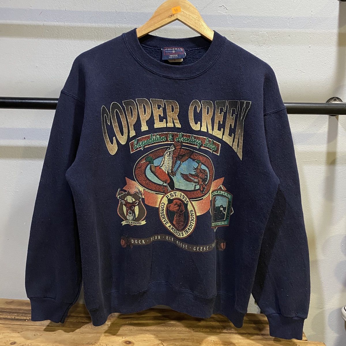 Coleman × Vintage VINTAGE‼️Coleman Outdoor Copper Creek Sweatshirt Size US M / EU 48-50 / 2 - 1 Thumbnail