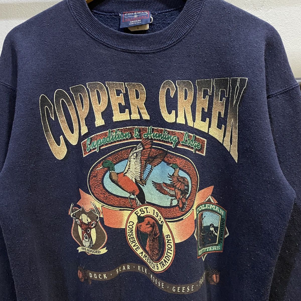 Coleman × Vintage VINTAGE‼️Coleman Outdoor Copper Creek Sweatshirt Size US M / EU 48-50 / 2 - 3 Thumbnail