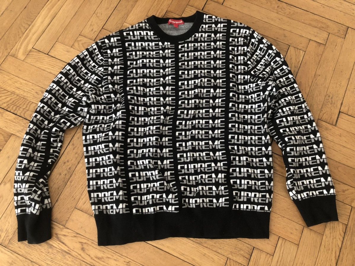 Supreme Repeat Sweater | Grailed