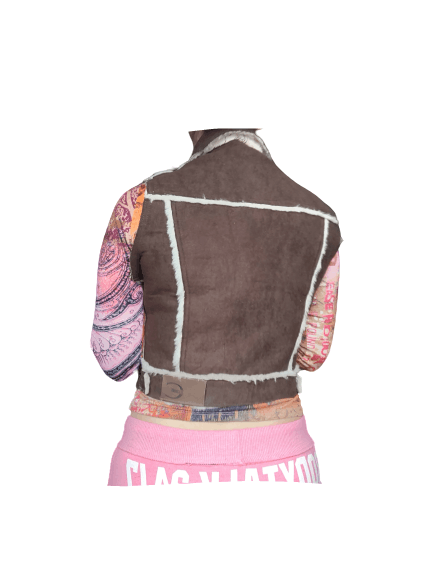 Roberto Cavalli Vintage Just Cavalli vest brown colour sz xs Size S / US 4 / IT 40 - 2 Thumbnail