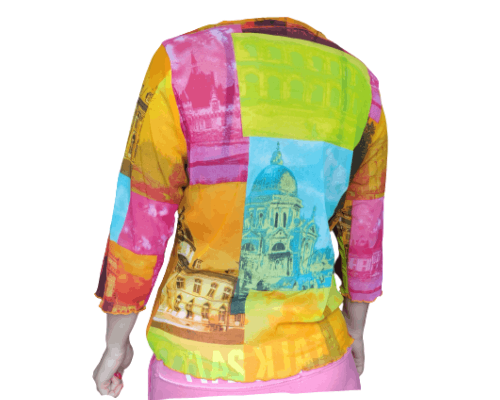 Japanese Brand Vintage Versus mesh long sleeve multicolour Size M / US 6-8 / IT 42-44 - 3 Thumbnail