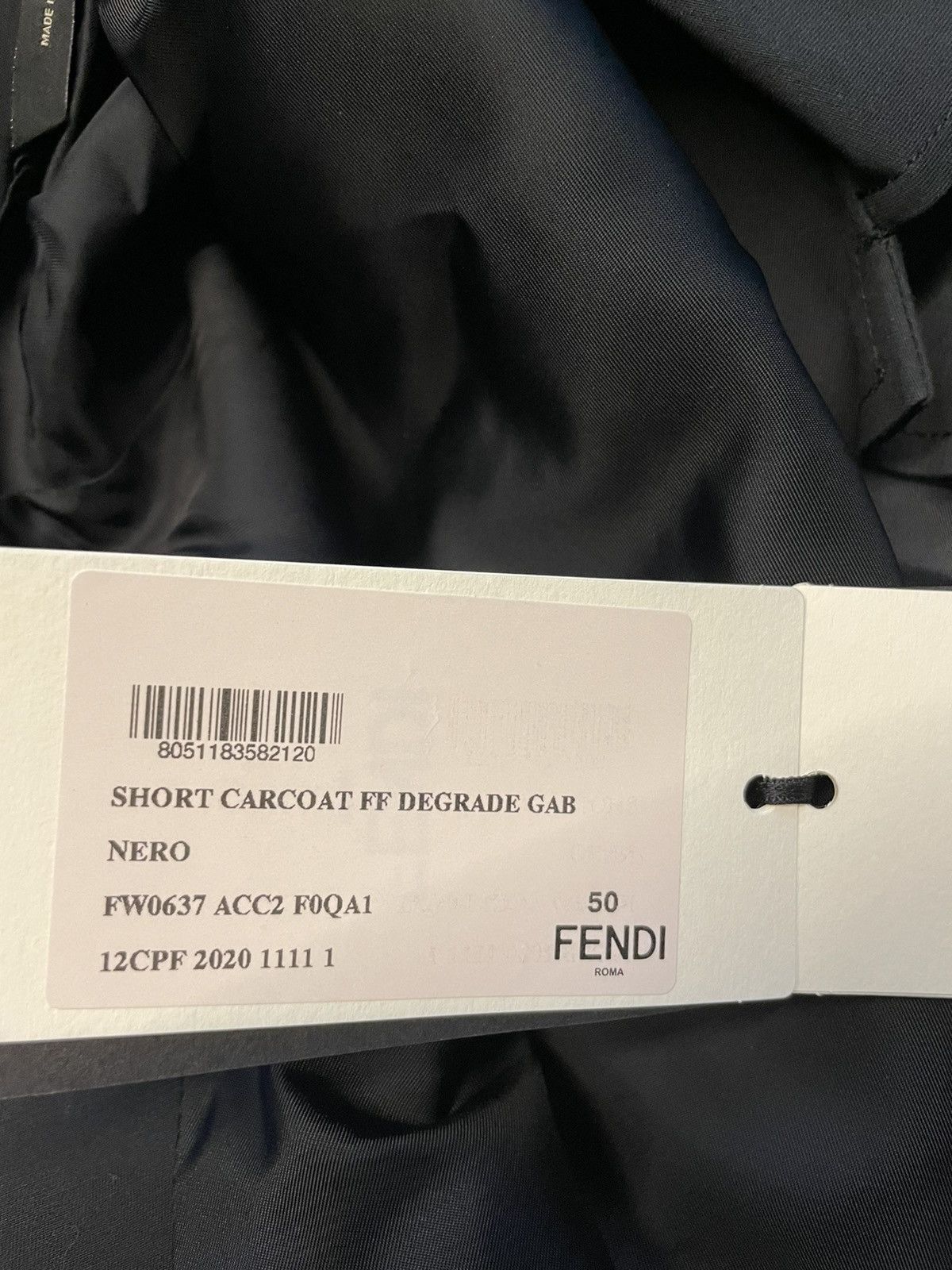 Fendi NEW Rare Runway $3K Value FF Logo Limited Edition Jacket NEW Size US M / EU 48-50 / 2 - 8 Thumbnail