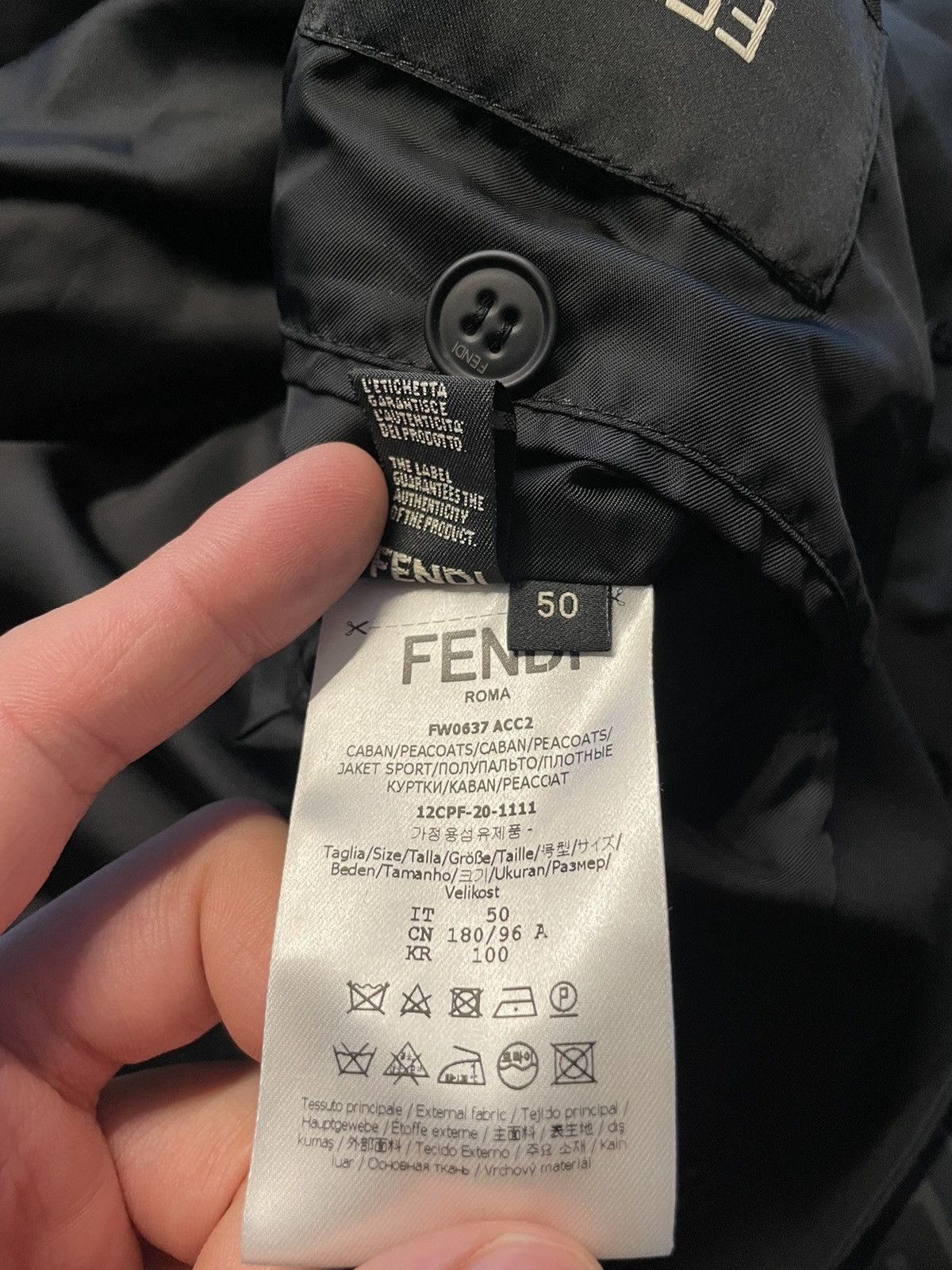 Fendi NEW Rare Runway $3K Value FF Logo Limited Edition Jacket NEW Size US M / EU 48-50 / 2 - 11 Thumbnail
