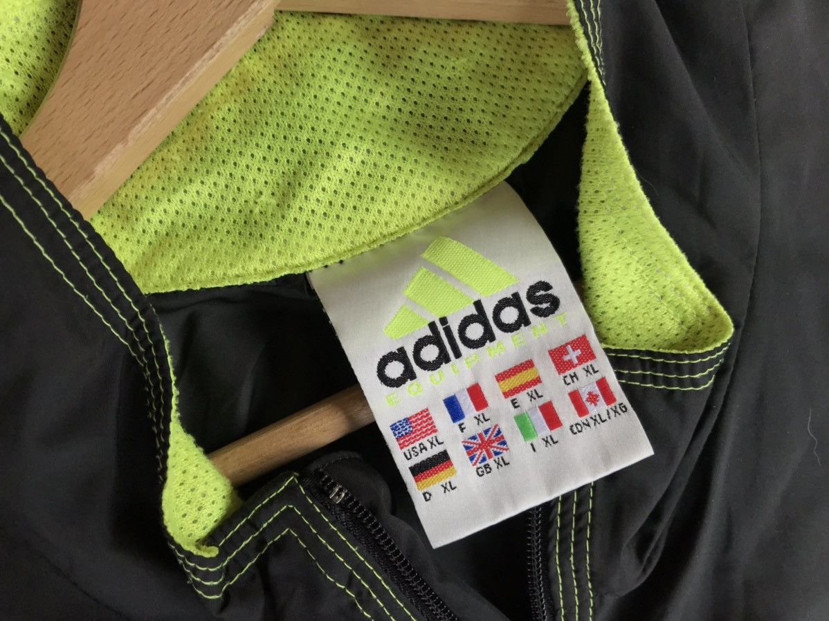 Adidas Adidas Equipment reflective big logo vintage light jacket Size US XL / EU 56 / 4 - 7 Thumbnail