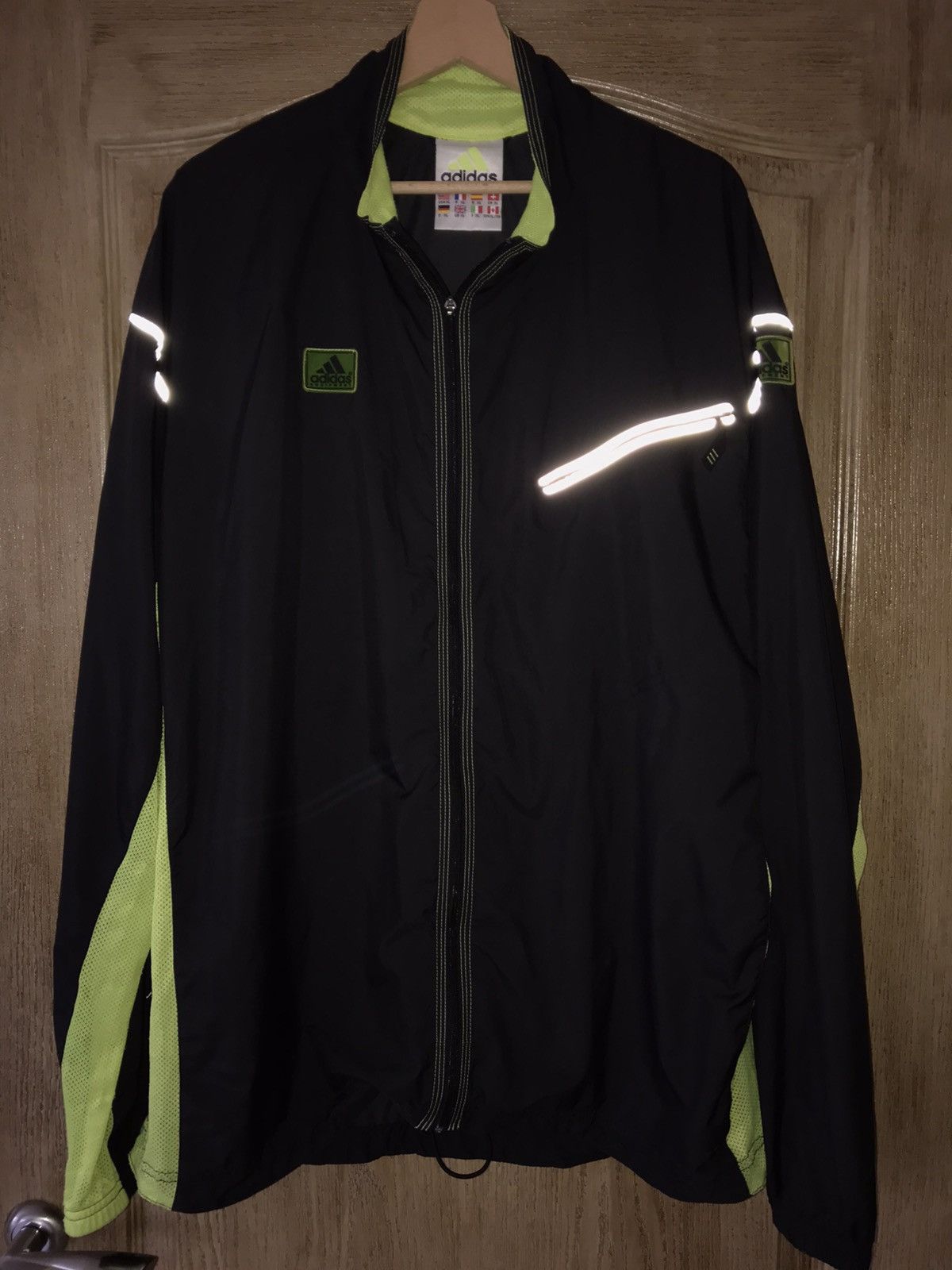 Adidas Adidas Equipment reflective big logo vintage light jacket Size US XL / EU 56 / 4 - 25 Thumbnail