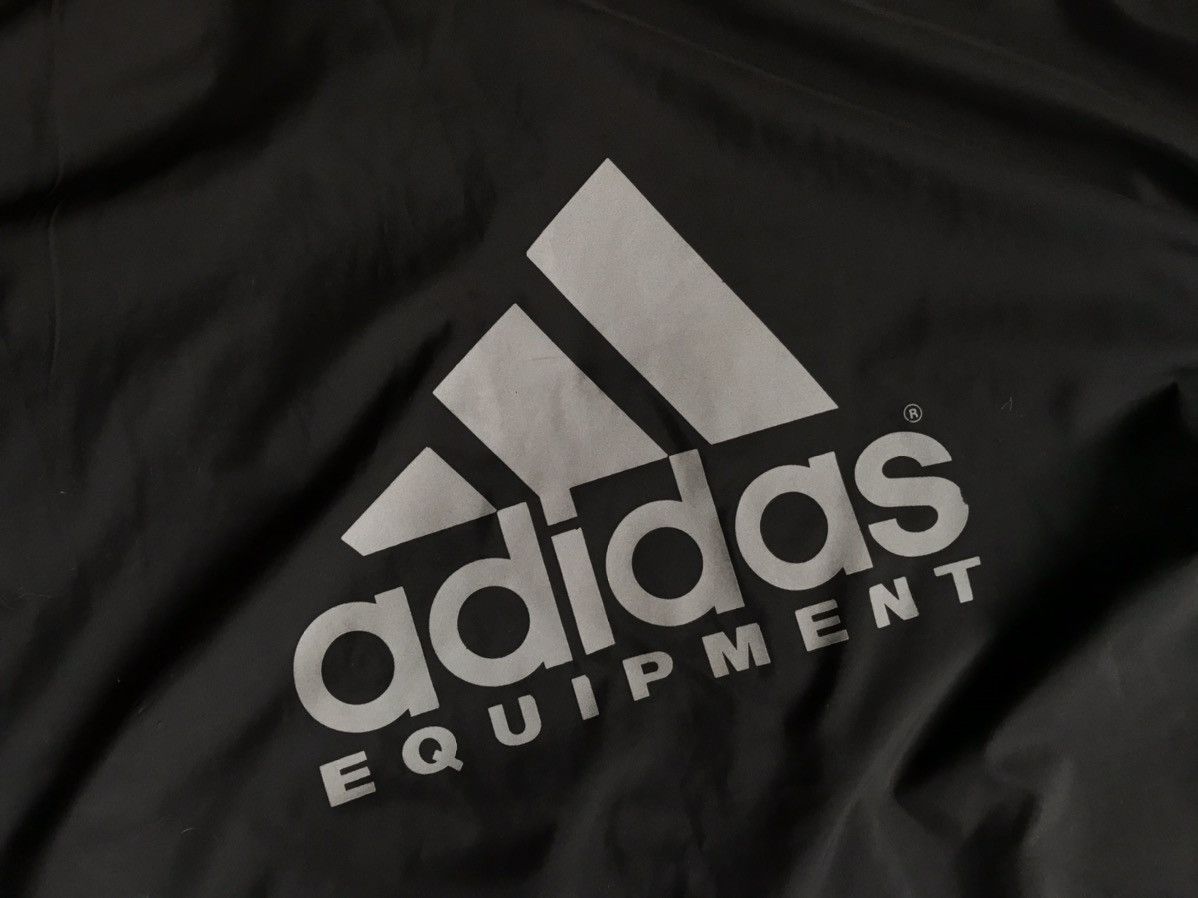Adidas Adidas Equipment reflective big logo vintage light jacket Size US XL / EU 56 / 4 - 12 Thumbnail