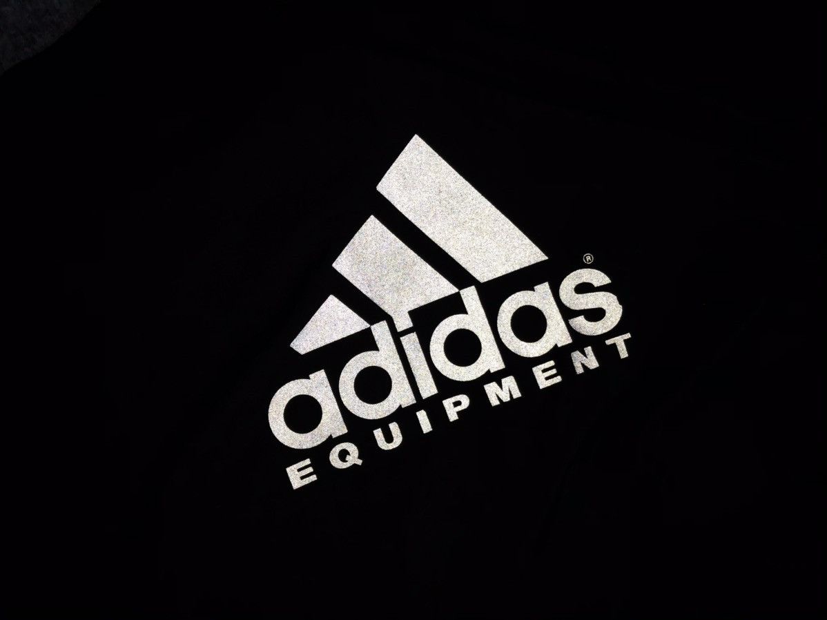 Adidas Adidas Equipment reflective big logo vintage light jacket Size US XL / EU 56 / 4 - 13 Thumbnail