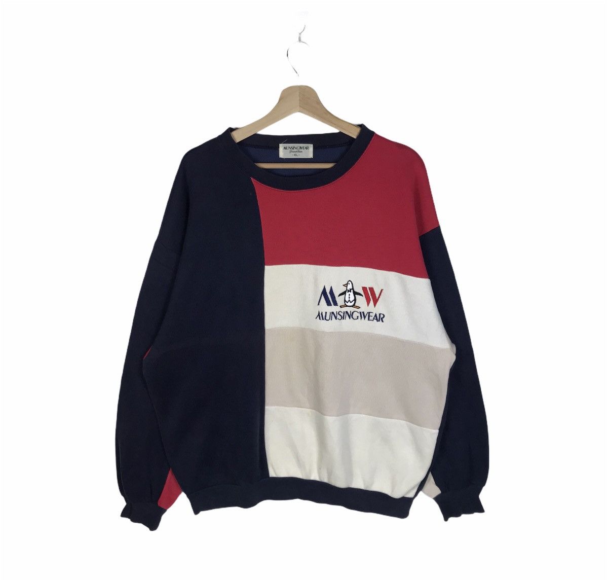 Grand Slam × Japanese Brand × Vintage Vintage Munsingwear Big Logo Embroidery Sweatshirt Size US M / EU 48-50 / 2 - 1 Thumbnail