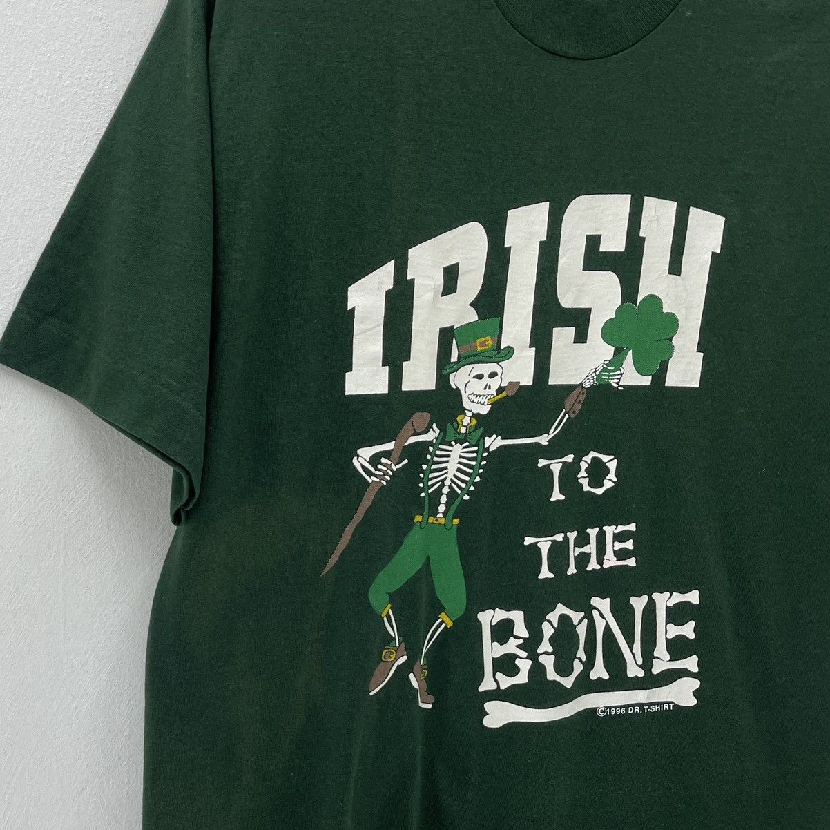 Vintage IRISH To The Bone Vintage 1996 Dr T-Shirt Size US M / EU 48-50 / 2 - 3 Thumbnail