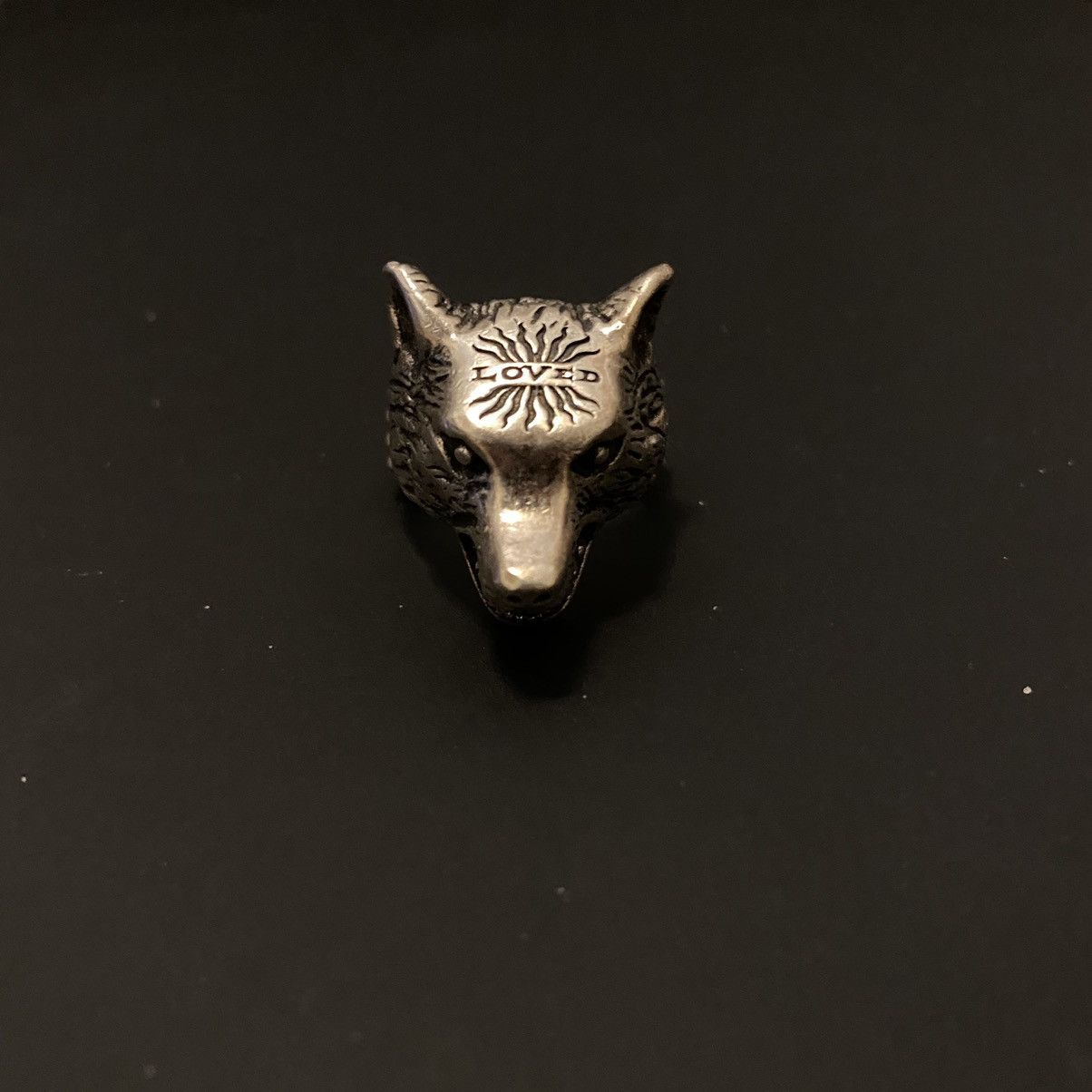 Gucci Wolf Head Ring Grailed