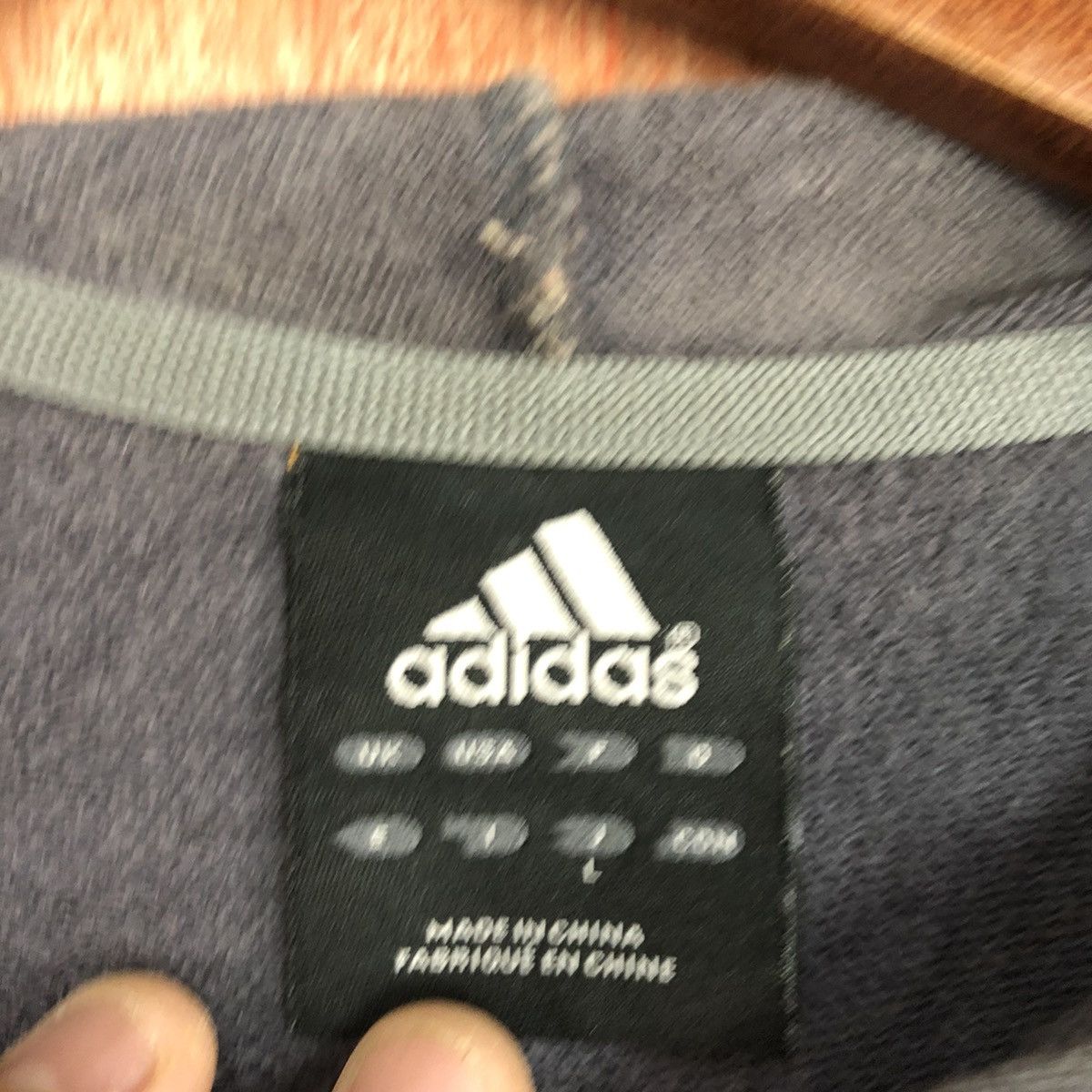Adidas DL Adidas Grey Faded Small Logo Sweater #1687 Size US M / EU 48-50 / 2 - 10 Thumbnail