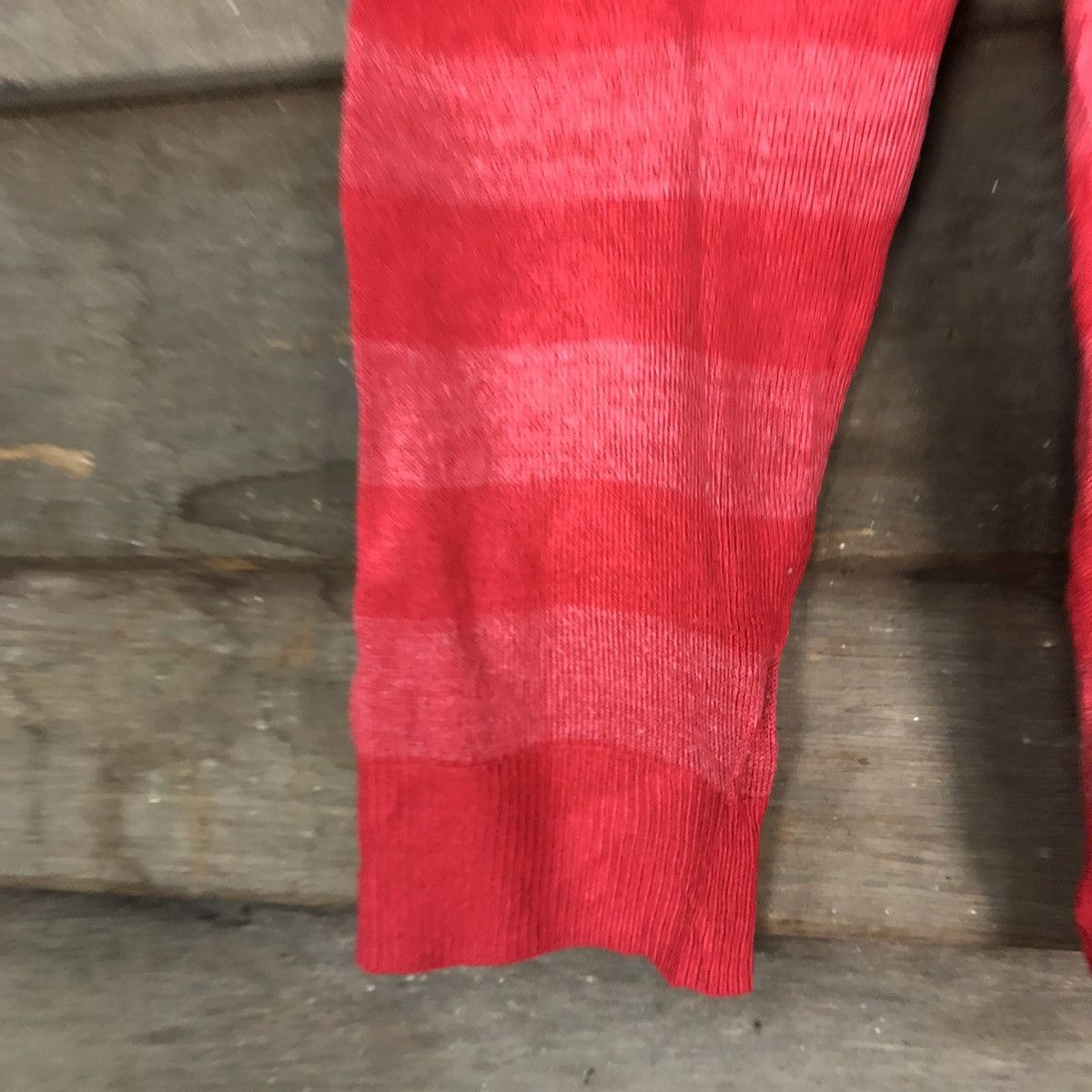 Homespun Knitwear DLL Famock Stripe Pink Shag Shaggy KNitwear #c676 Size US M / EU 48-50 / 2 - 6 Thumbnail
