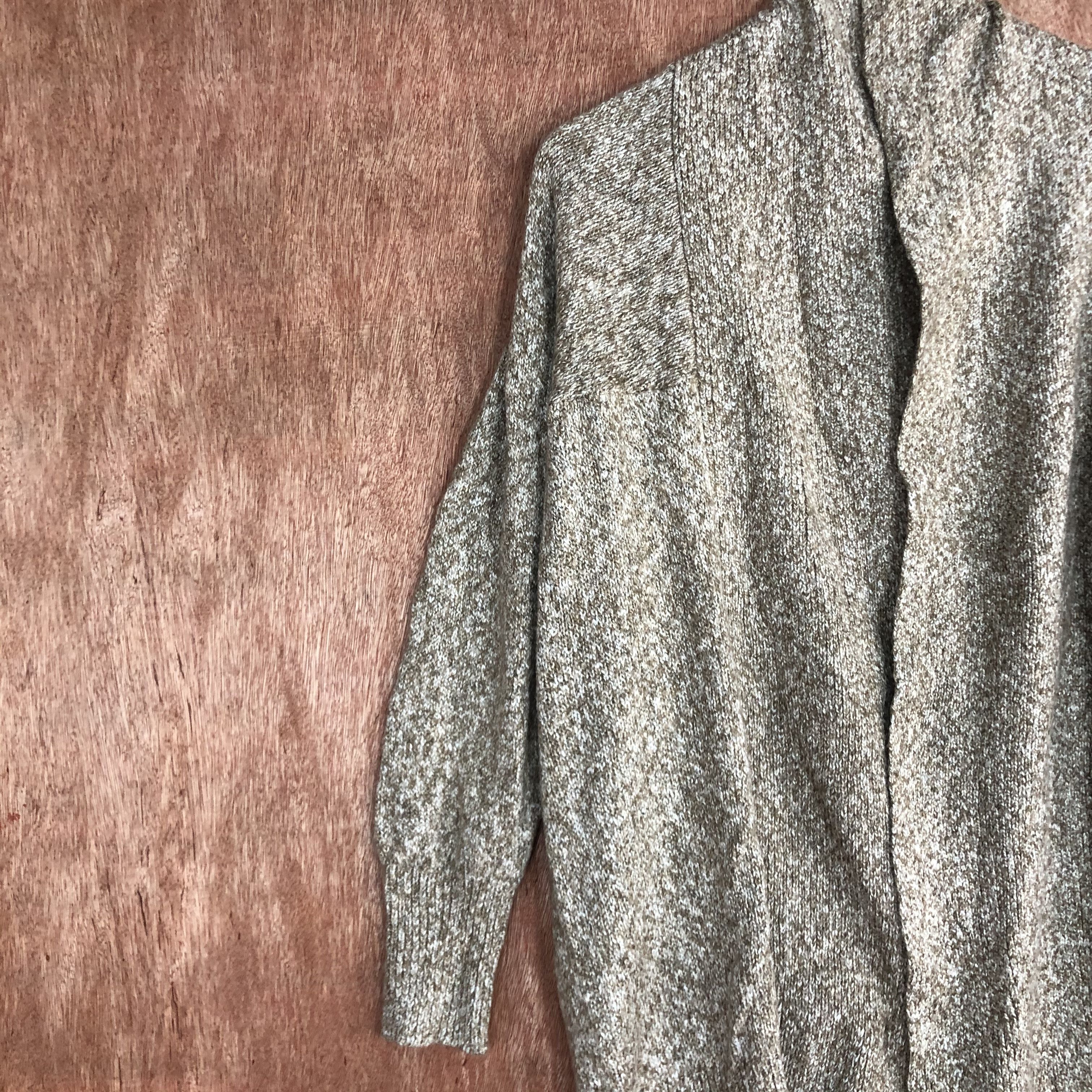 Homespun Knitwear DLL Japan Brown Cardigan knitwear #c448 Size US L / EU 52-54 / 3 - 7 Thumbnail